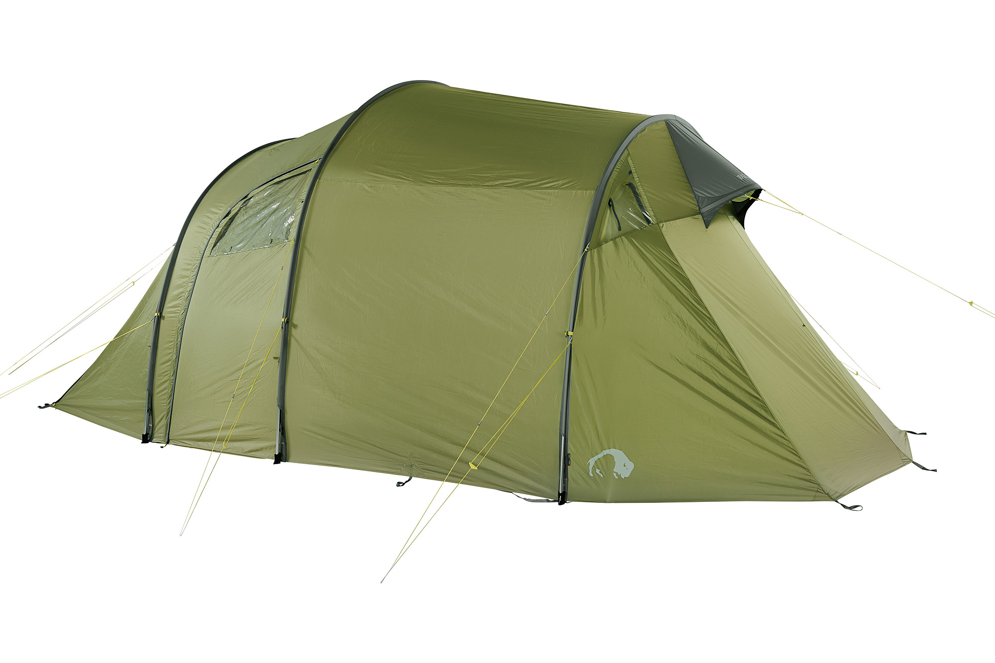 Tatonka Family Camp light olive grün 3-Personen-Zelte - Detailansicht Zelt, Campen, Zelt in den Bergen, Natur, Draußen, Tatonka Family Camp light olive grün 3-Personen-Zelte - Detailansicht