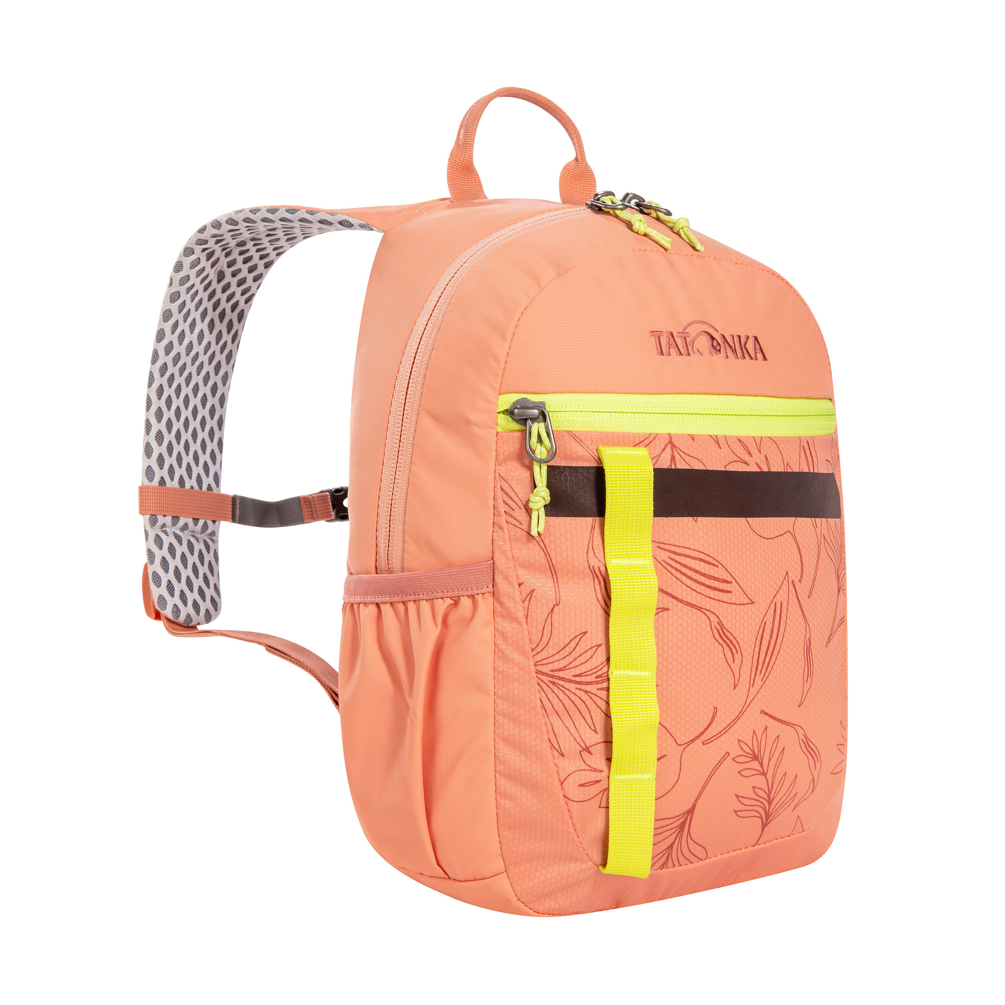 Tatonka Husky Bag JR 10 apricot gelb Kinderrucksäcke - Ansicht seitlich-vorne Tasche, Rucksack, Tatonka Husky Bag JR 10 apricot gelb Kinderrucksäcke - Ansicht seitlich-vorne