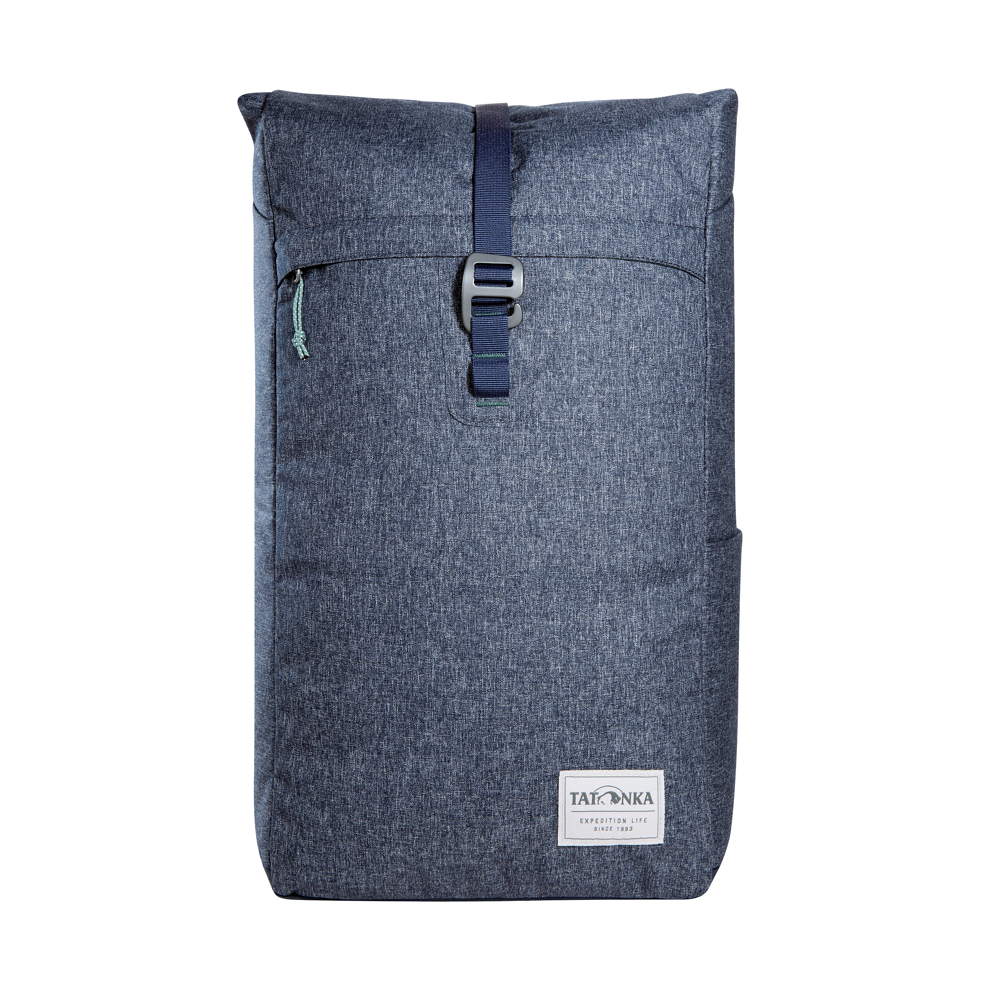 Rucksack, Denim, Tragbar, Blau, Reißverschluss, Tatonka Traveller Pack 25 navy blue blau Tagesrucksäcke - Ansicht frontal-vorne