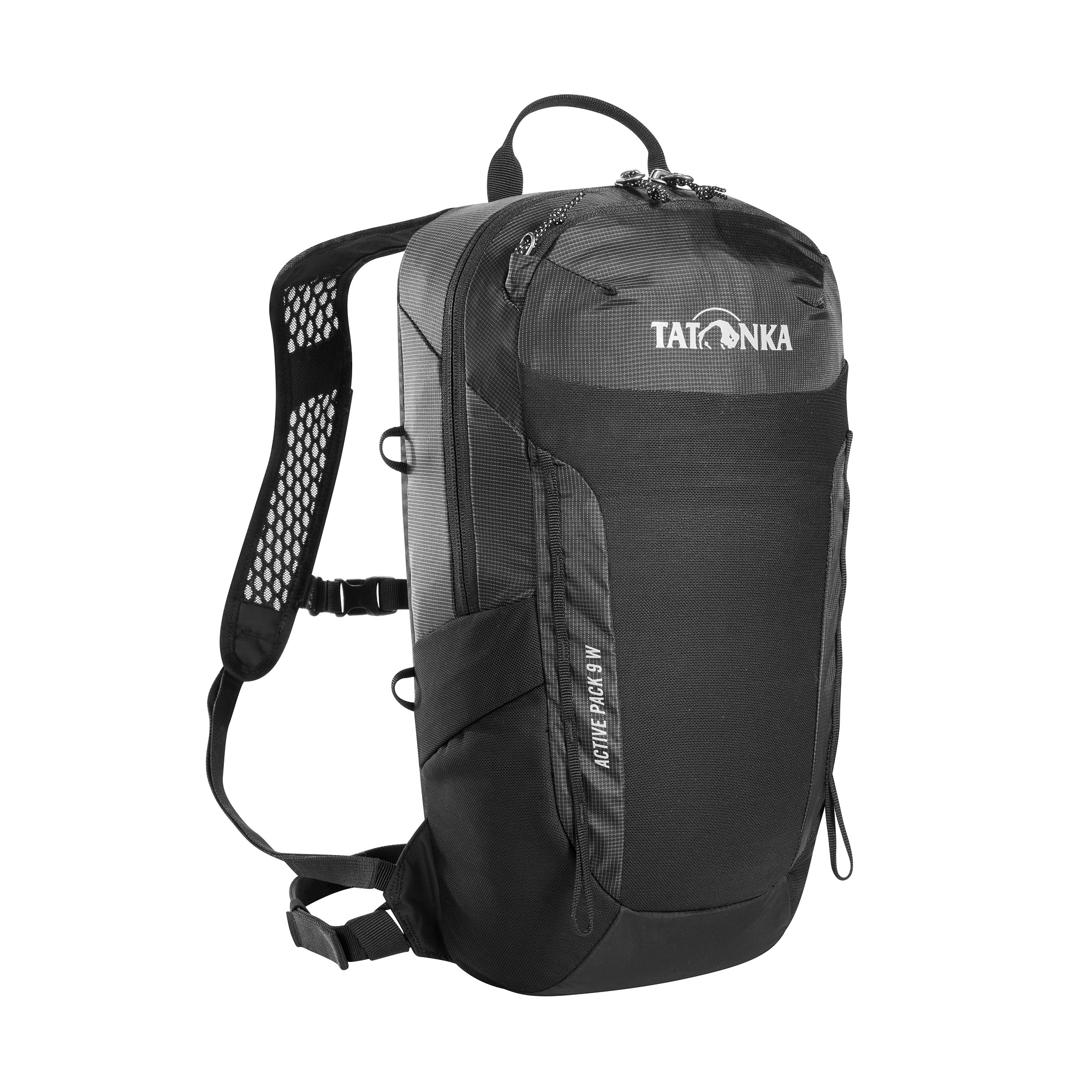 Tasche, Rucksack, Tatonka Active Pack 9 Women black schwarz Wanderrucksäcke - Ansicht seitlich-vorne