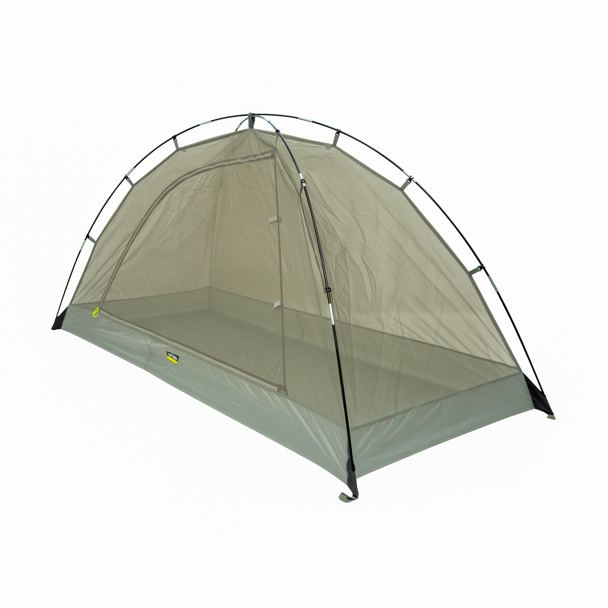 Zelt, Campen, Zelt in den Bergen, Natur, Draußen, Zelt, Campen, Zelt in den Bergen, Natur, Draußen, Zelt, Campen, Zelt in den Bergen, Natur, Draußen, Tatonka Single Moskito Dome cub grün 1-Personen-Zelte - Ansicht seitlich-vorne