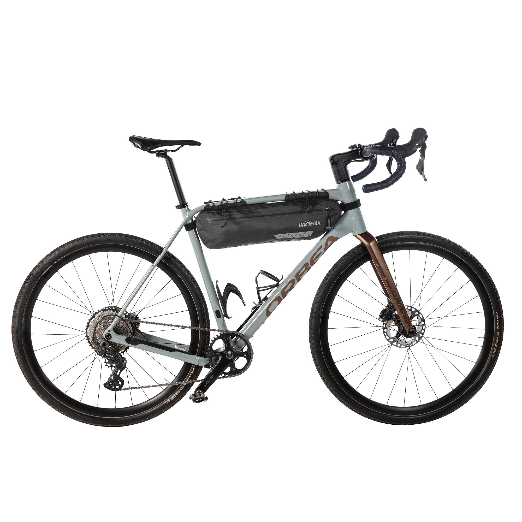 Fahrrad, Fahrzeug, Mountainbike, Maschine, Rad, Tatonka Frame Pouch WP 50 black schwarz - Ansicht seitlich-hinten