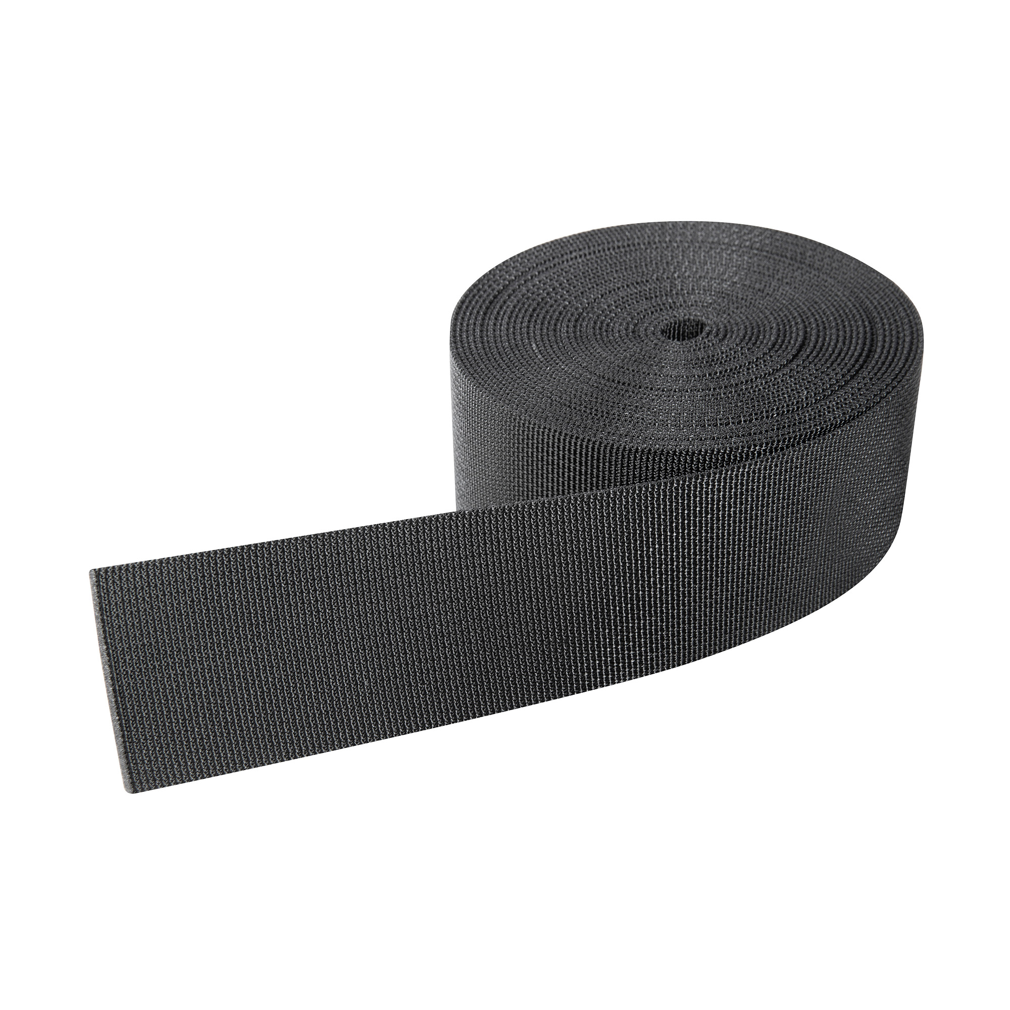 Tatonka Webbing 38mm / 5m black schwarz Sonstiges Zubehör - Ansicht seitlich-vorne Zubehor, Riemen, Tatonka Webbing 38mm / 5m black schwarz Sonstiges Zubehör - Ansicht seitlich-vorne