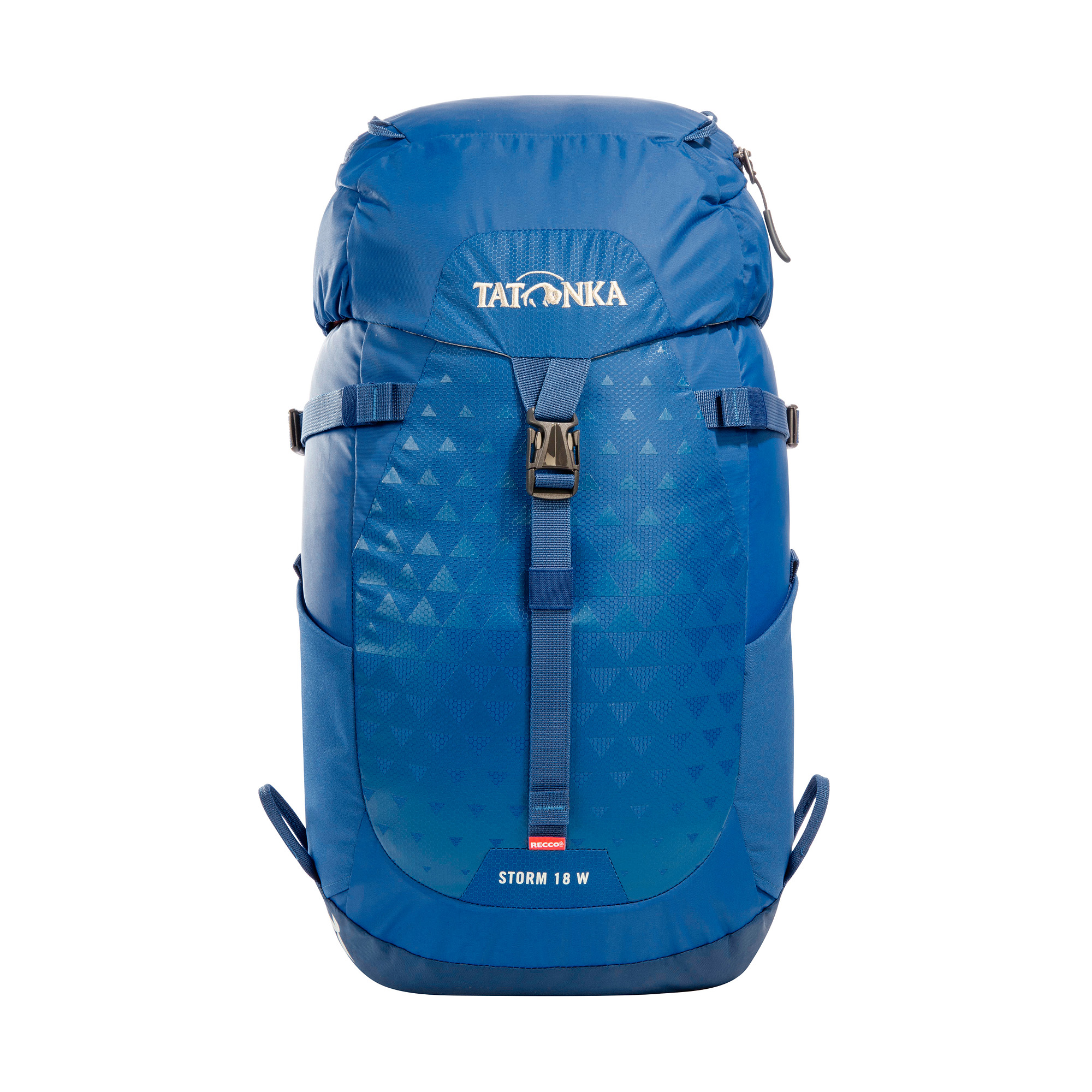 Tatonka Storm 18 Women RECCO blue blau Wanderrucksäcke - Ansicht frontal-vorne Tasche, Rucksack, Tatonka Storm 18 Women RECCO blue blau Wanderrucksäcke - Ansicht frontal-vorne