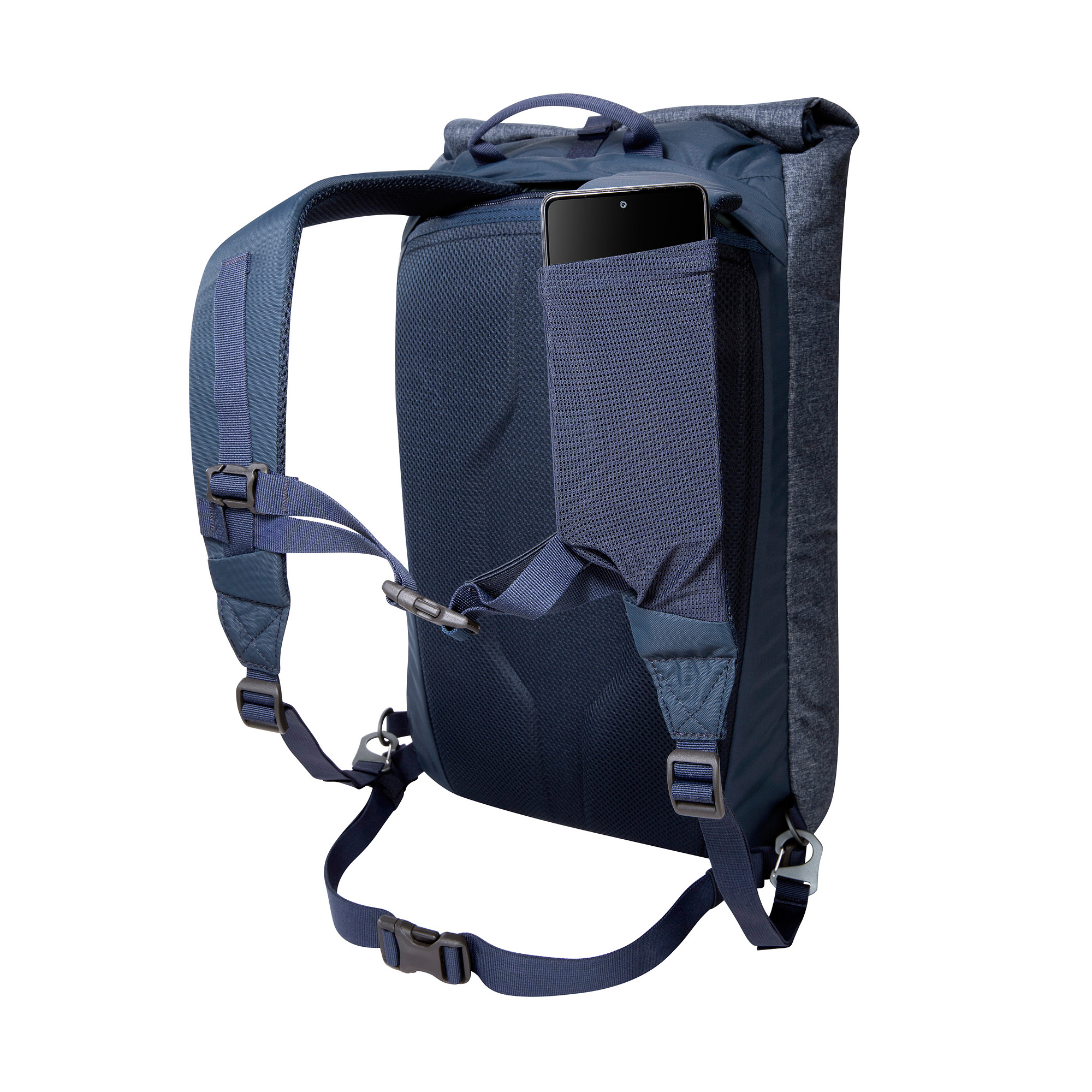 Rucksack, Rucksack
Backpack, Schulterriemen, Seitentasche, Smartphone-Tasche, Tatonka Traveller Pack 25 navy blue blau Tagesrucksäcke - Detailansicht