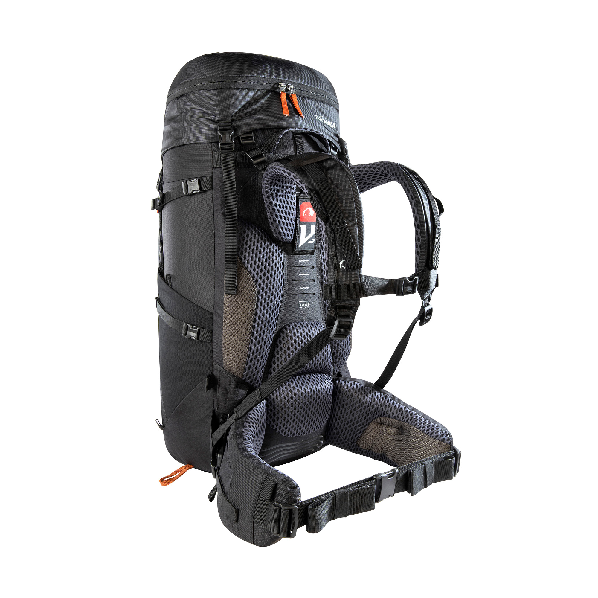 Tatonka Yukon 50+10 Women black schwarz Trekkingrucksäcke - Ansicht seitlich-hinten Tasche, Rucksack, Tatonka Yukon 50+10 Women black schwarz Trekkingrucksäcke - Ansicht seitlich-hinten