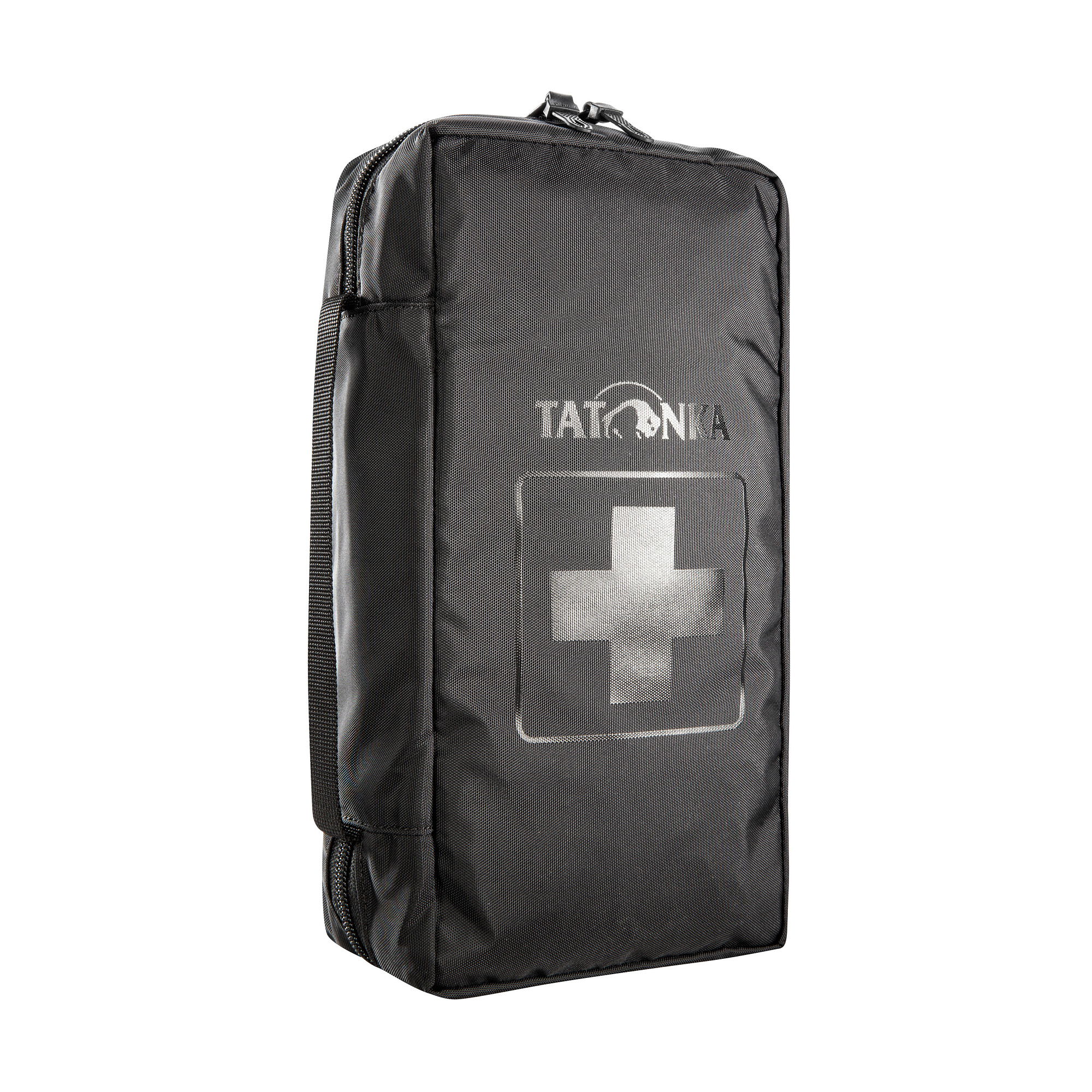 Tatonka First Aid "M" black schwarz Erste-Hilfe-Rucksäcke /-taschen - Ansicht seitlich-vorne Erste Hilfe, Tatonka First Aid "M" black schwarz Erste-Hilfe-Rucksäcke /-taschen - Ansicht seitlich-vorne