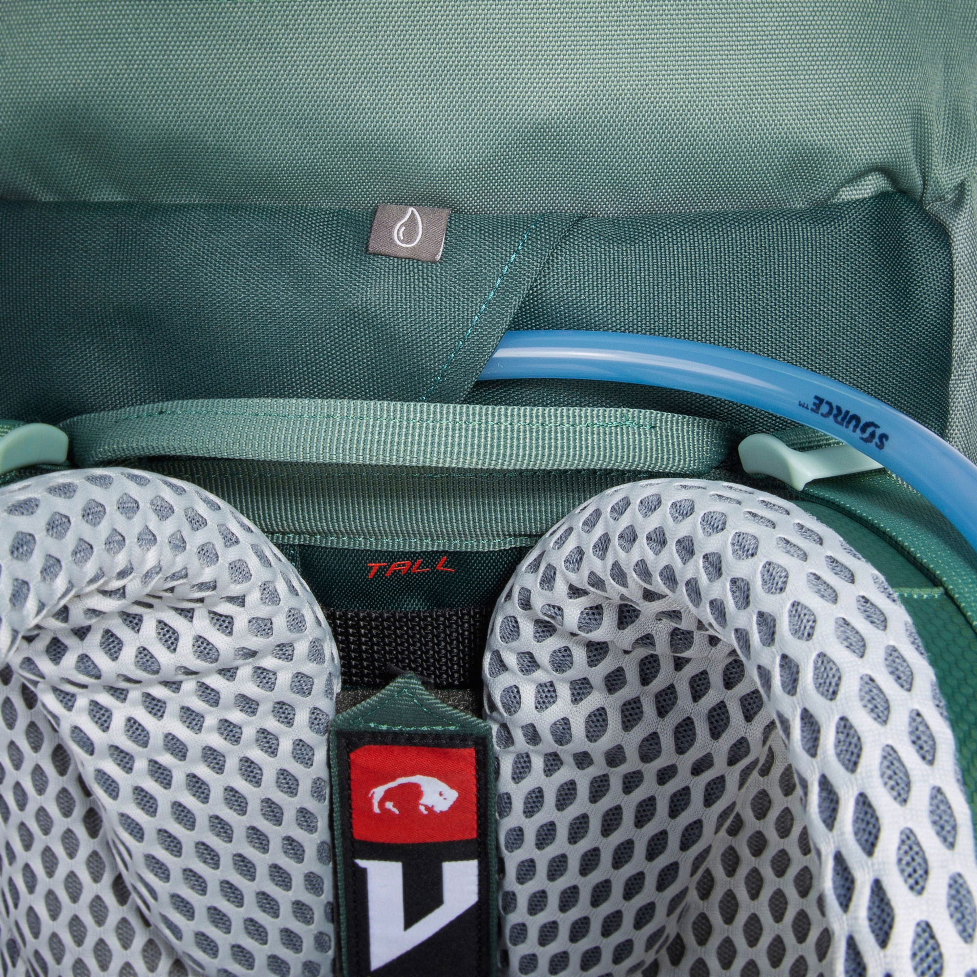 Kissen, Dekoration für Zuhause, Kleidung, Weste, Tatonka Yukon 32 JR sage green grün Trekkingrucksäcke - Detailansicht