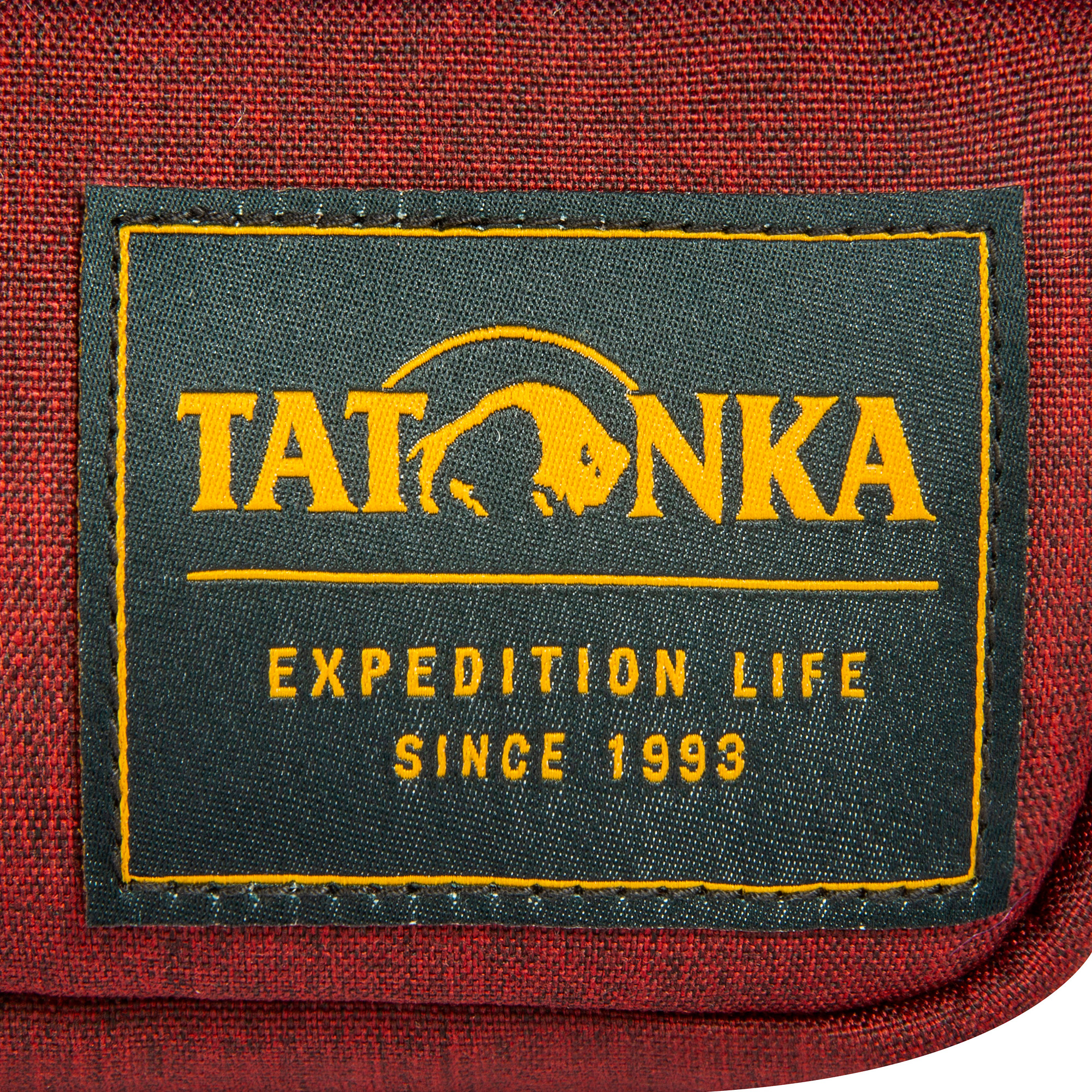 Tatonka Square Zip Pouch S tango red rot Kulturbeutel - Detailansicht Dekoration für Zuhause, Logo, Tatonka Square Zip Pouch S tango red rot Kulturbeutel - Detailansicht