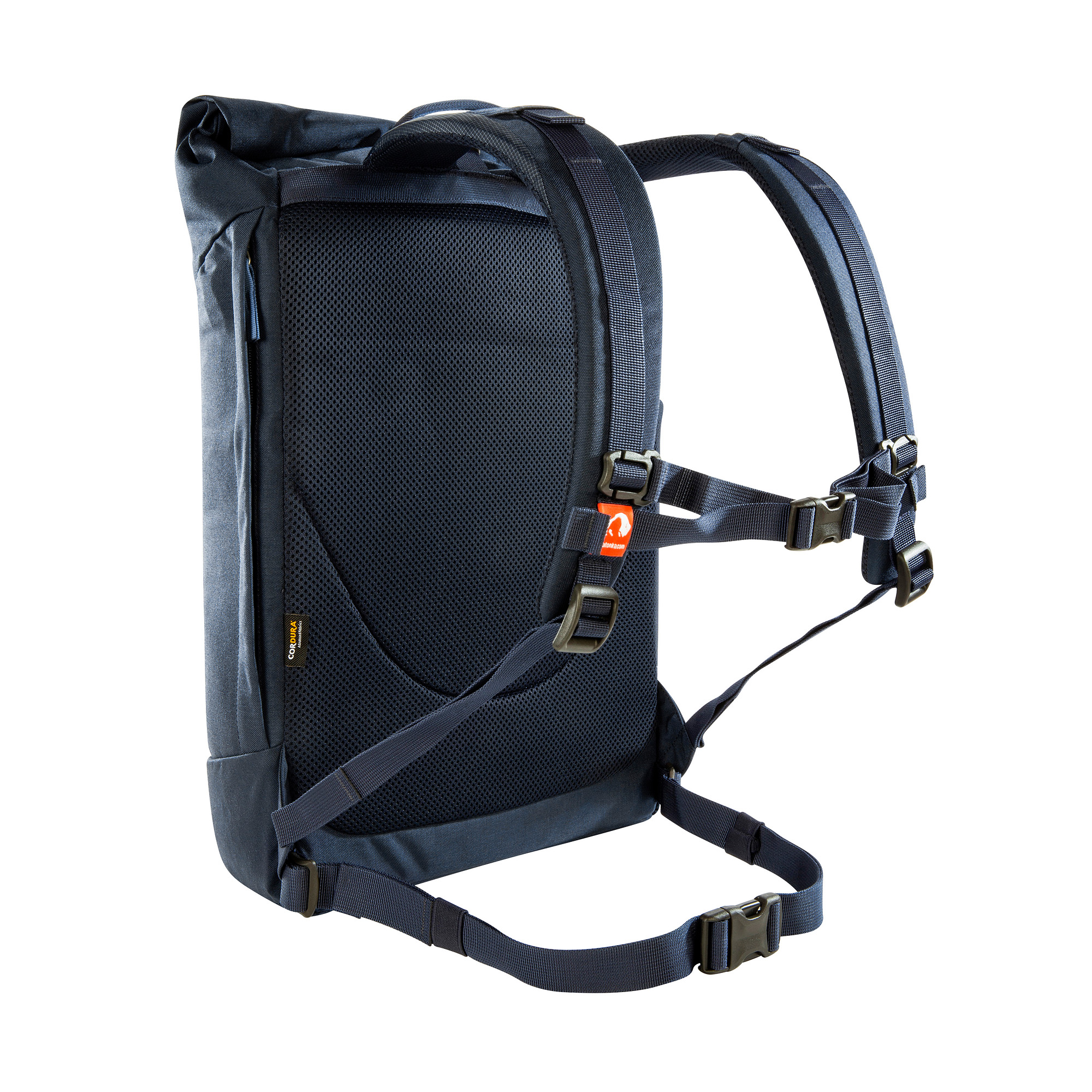 Tatonka Grip Rolltop Pack 25 navy blau Tagesrucksäcke - Ansicht seitlich-hinten Tasche, Rucksack, Tatonka Grip Rolltop Pack 25 navy blau Tagesrucksäcke - Ansicht seitlich-hinten