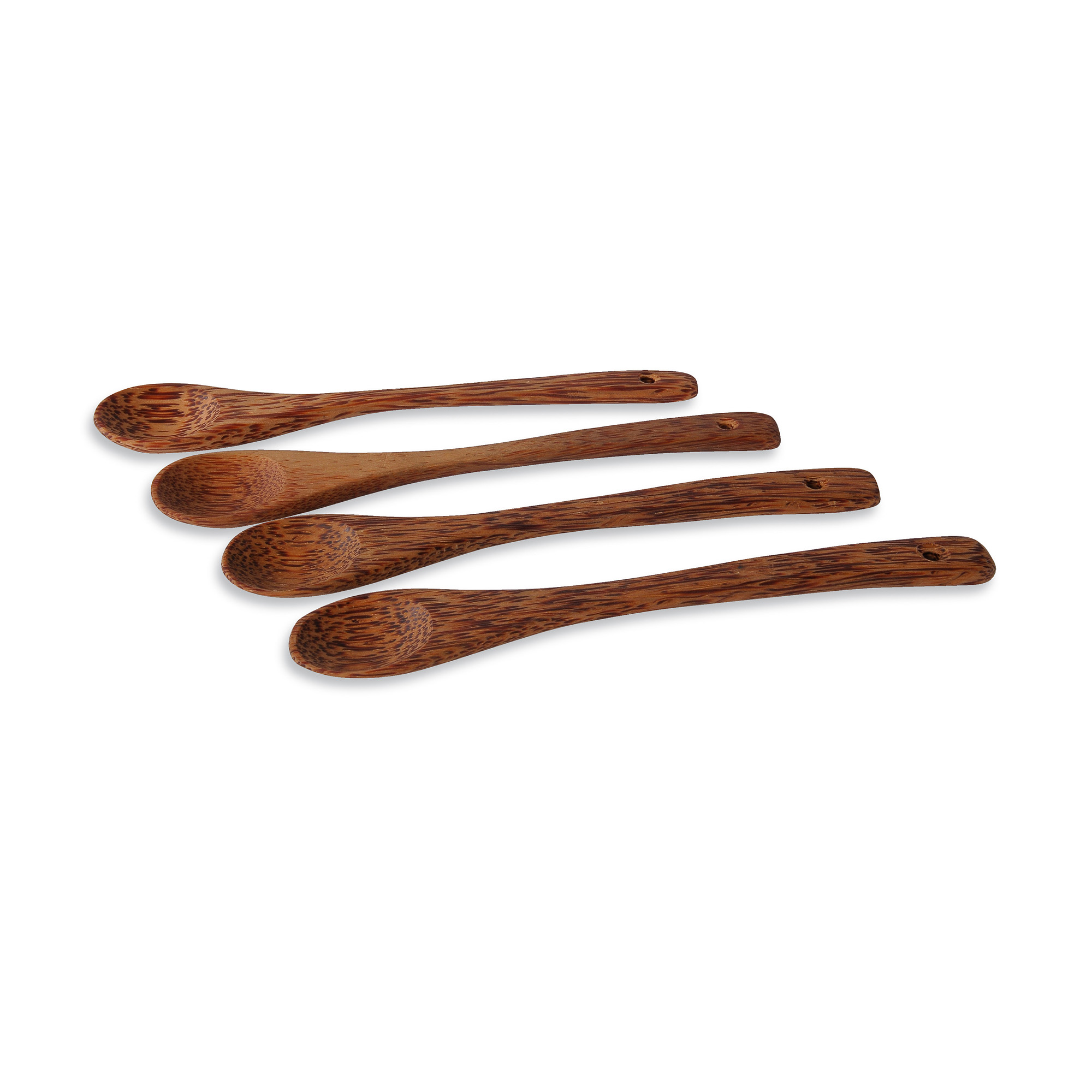 Tatonka Spoon Set (4 pcs) Koch-Zubehör - Ansicht seitlich-vorne Besteck, Löffel, Tatonka Spoon Set (4 pcs) Koch-Zubehör - Ansicht seitlich-vorne