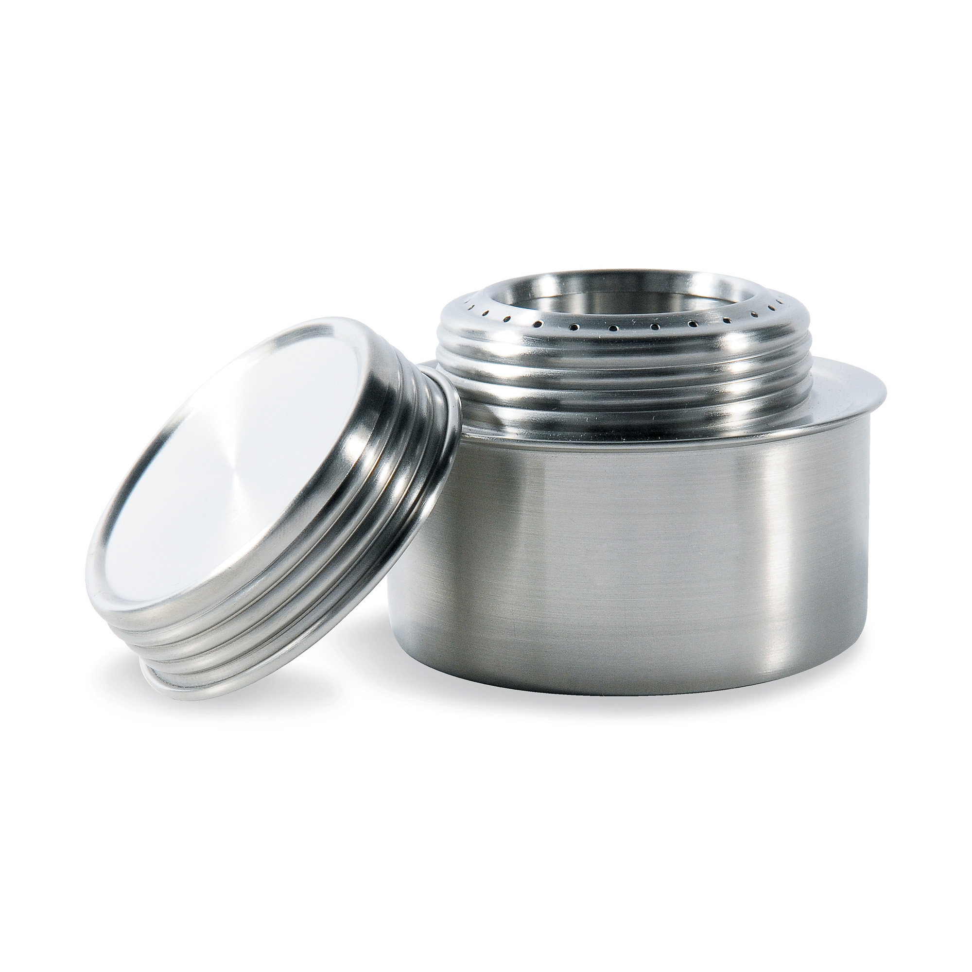 Tatonka Alcohol Burner Kocher - Detailansicht Flasche, Stahl, Schüssel, Aluminium, Tatonka Alcohol Burner Kocher - Detailansicht