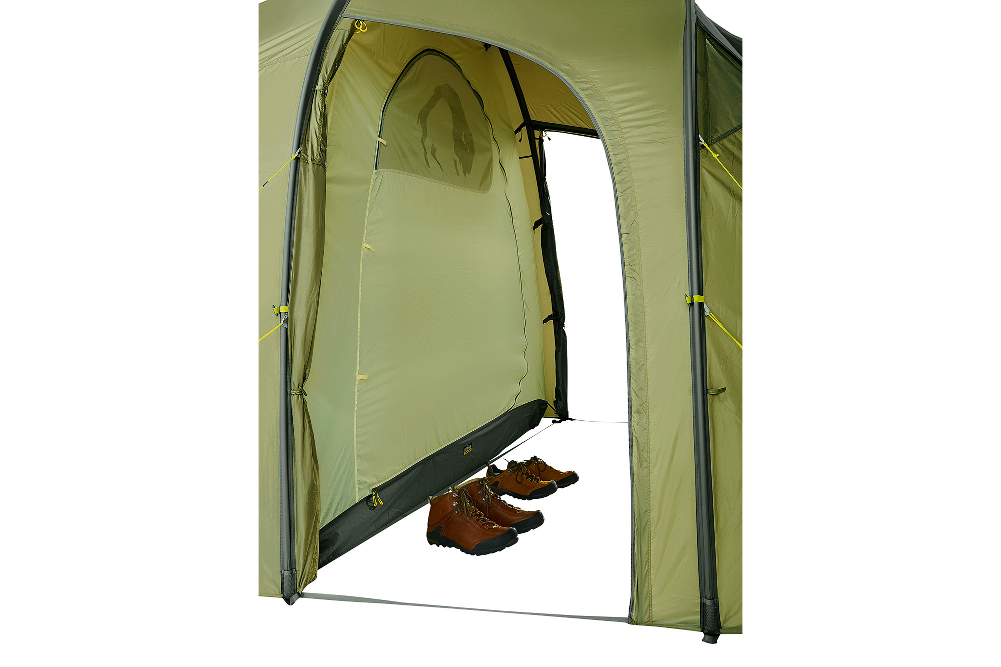 Tatonka Family Camp light olive grün 3-Personen-Zelte - Detailansicht Zelt, Im Freien, Tatonka Family Camp light olive grün 3-Personen-Zelte - Detailansicht