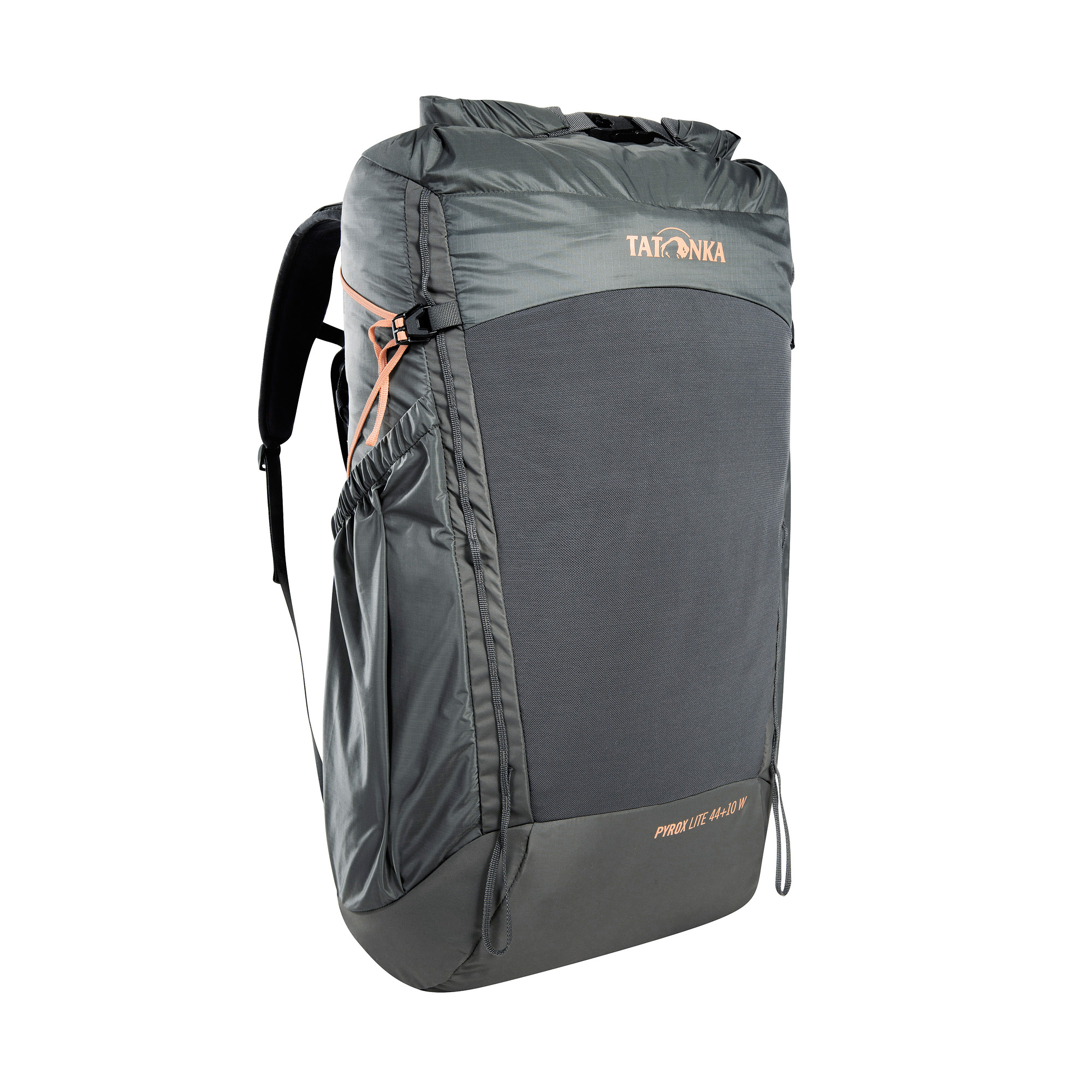 Rucksack, Rucksack, Tatonka, Kompakt, Outdoor, Tatonka Pyrox Lite 44+10 Women titan grey grau Trekkingrucksäcke - Detailansicht