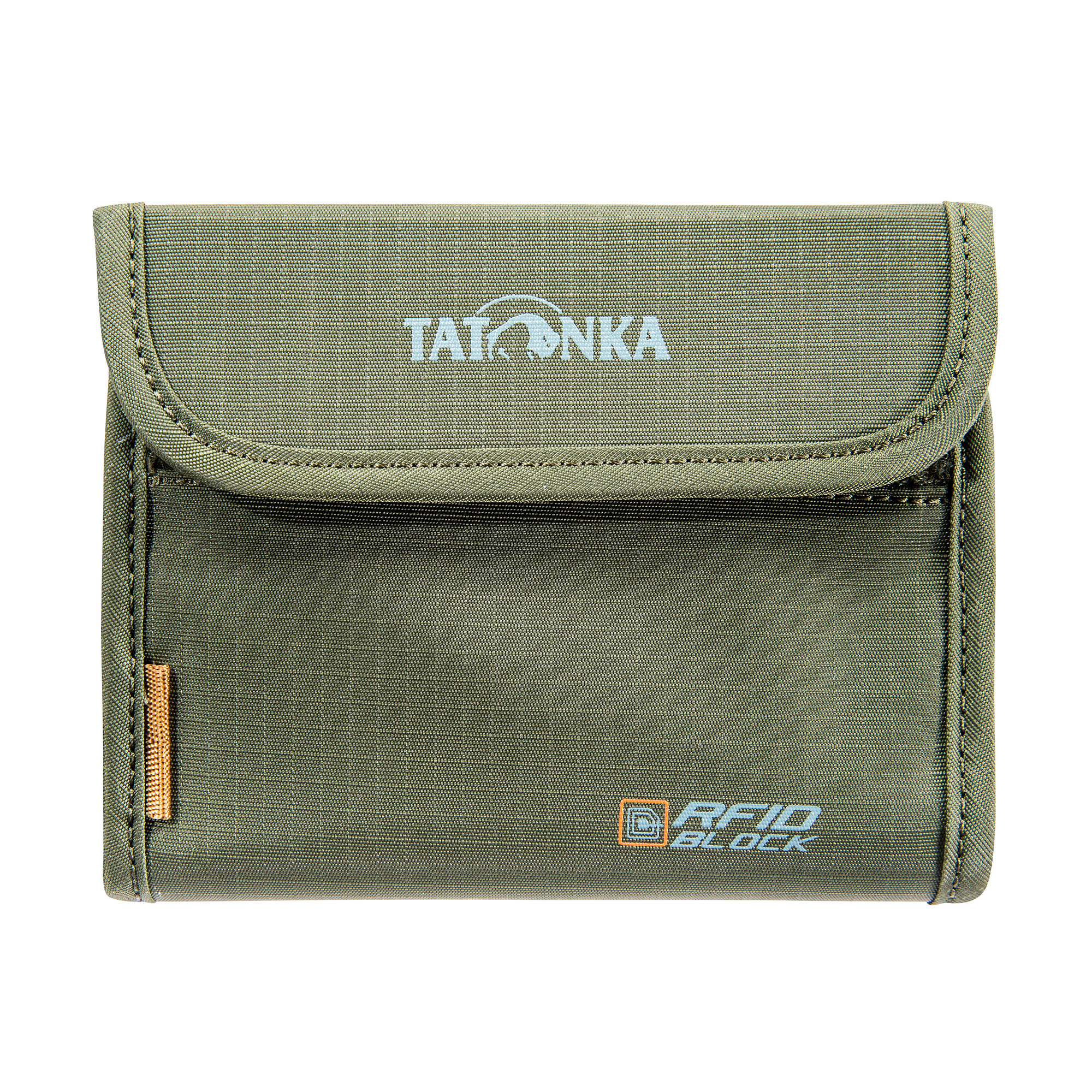 Tatonka Euro Wallet RFID B olive grün Geldbeutel - Ansicht seitlich-vorne Zubehor, Tasche, Handtasche, Geldbörse, Tatonka Euro Wallet RFID B olive grün Geldbeutel - Ansicht seitlich-vorne