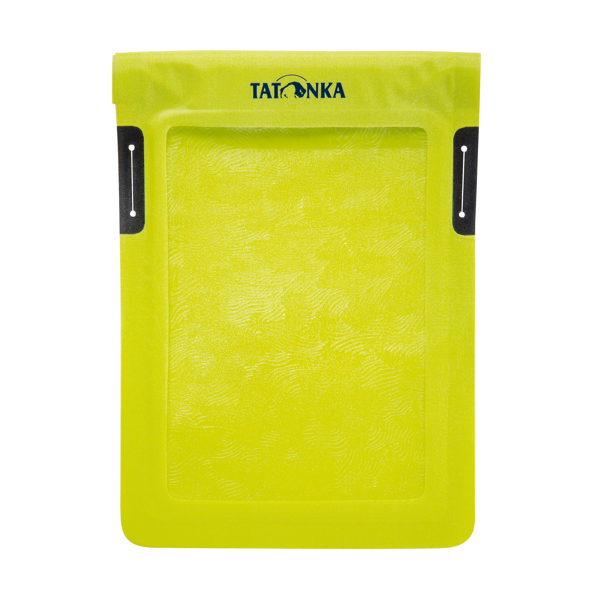 Tatonka WP Dry Bag A6 lime gelb Handyhüllen - Ansicht seitlich-vorne Tatonka WP Dry Bag A6 lime gelb Handyhüllen - Ansicht seitlich-vorne
