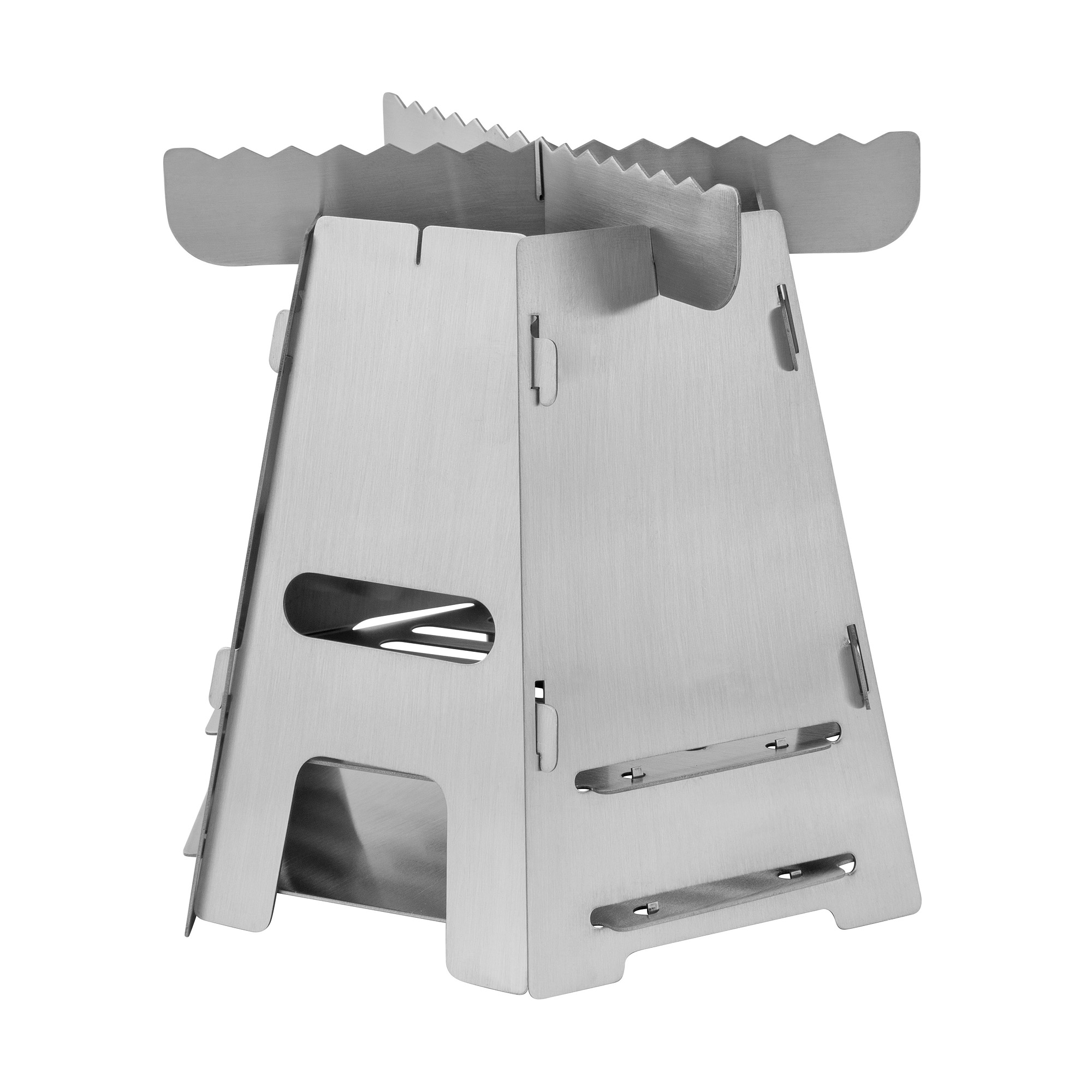 Tatonka Hobo Burner Kocher - Ansicht seitlich-hinten Krippe, Mobiliar, Bett für Säuglinge, Aluminium, Tatonka Hobo Burner Kocher - Ansicht seitlich-hinten