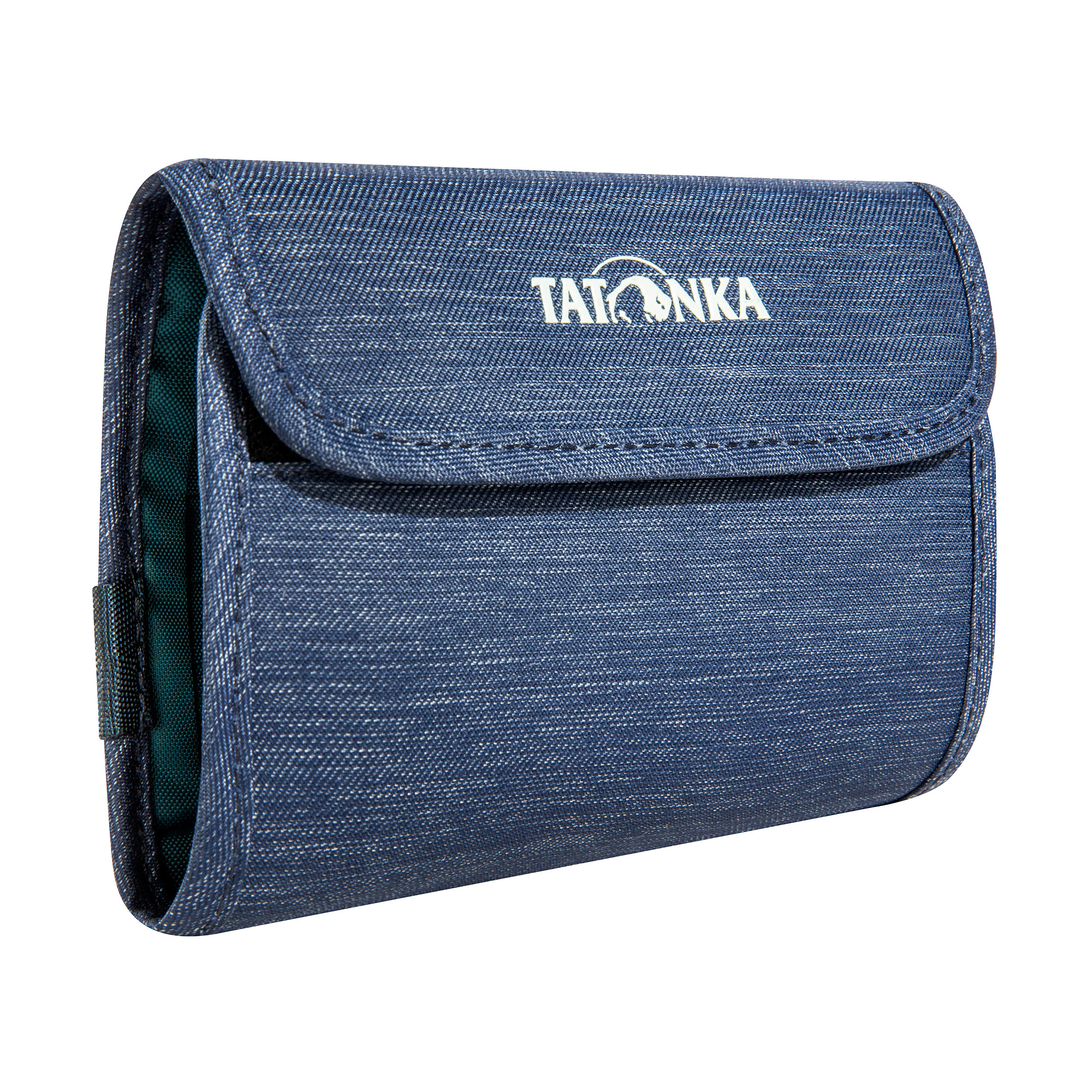 Tatonka Euro Wallet navy blau Geldbeutel - Ansicht seitlich-vorne Zubehor, Tasche, Handtasche, Geldbörse, Tatonka Euro Wallet navy blau Geldbeutel - Ansicht seitlich-vorne