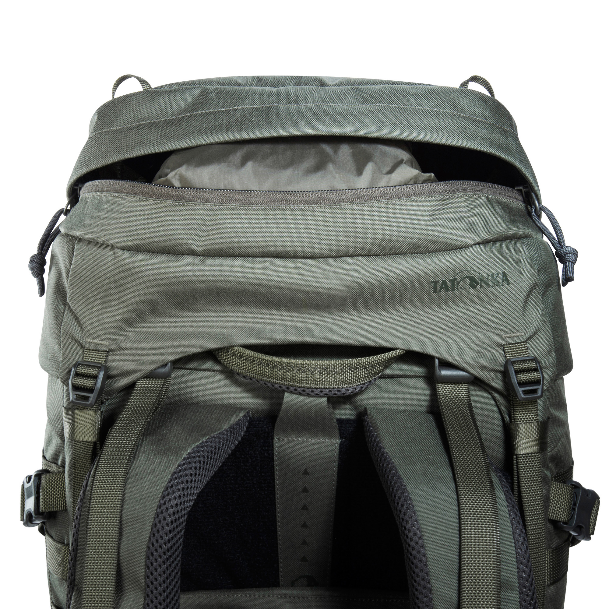 Tatonka Pyrox 45+10 BC stone grey olive grau Trekkingrucksäcke - Detailansicht Tasche, Rucksack, Tatonka Pyrox 45+10 BC stone grey olive grau Trekkingrucksäcke - Detailansicht