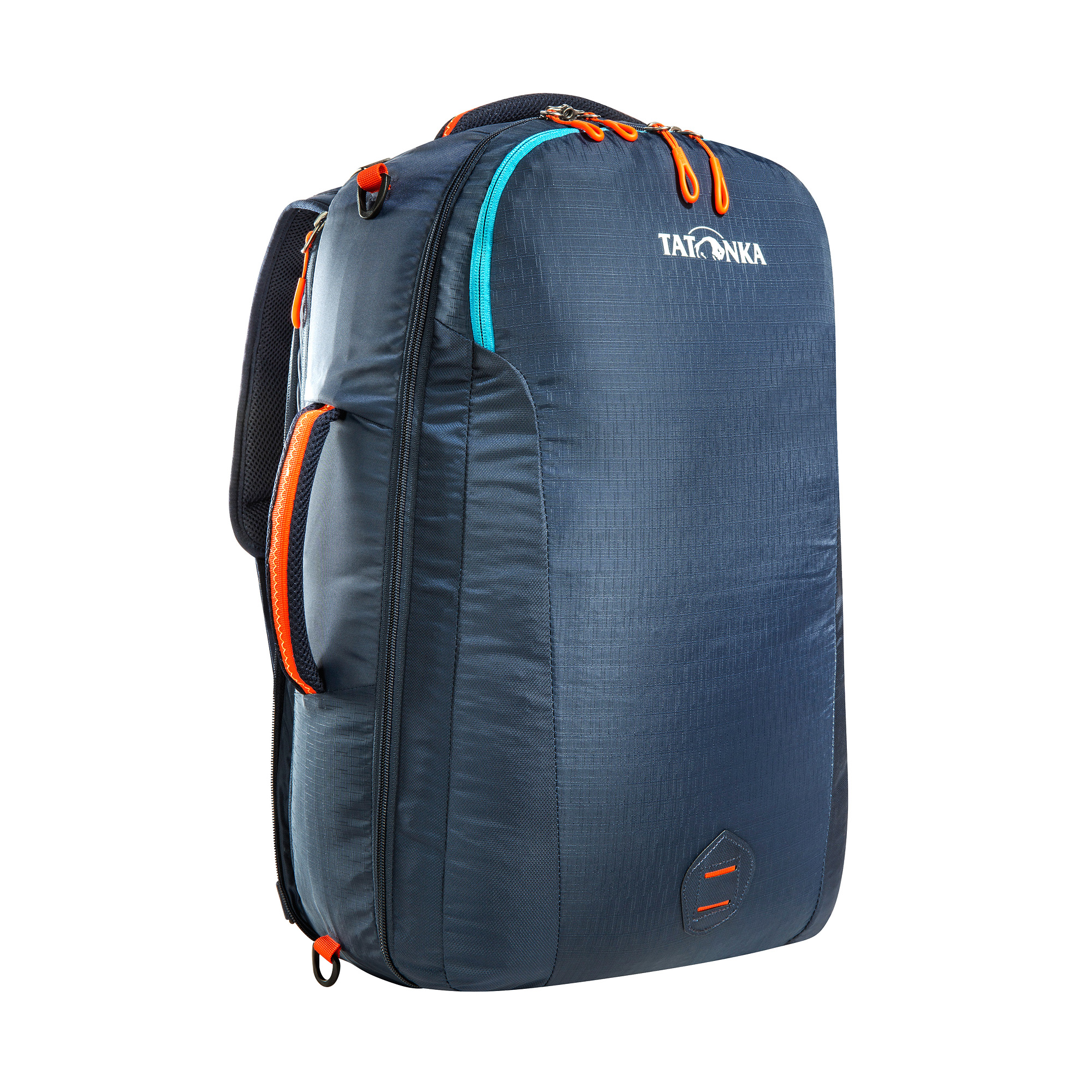 Tatonka Flightcase navy blau Reisetaschen - Ansicht seitlich-vorne Tasche, Rucksack, Tatonka Flightcase navy blau Reisetaschen - Ansicht seitlich-vorne