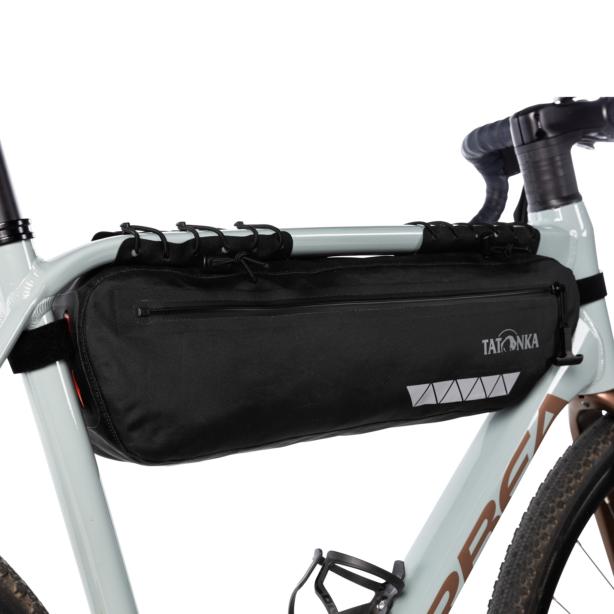 Maschine, Rad, Fahrrad, Transport, Fahrzeug, Tatonka Frame Pouch WP 50 black schwarz - Detailansicht