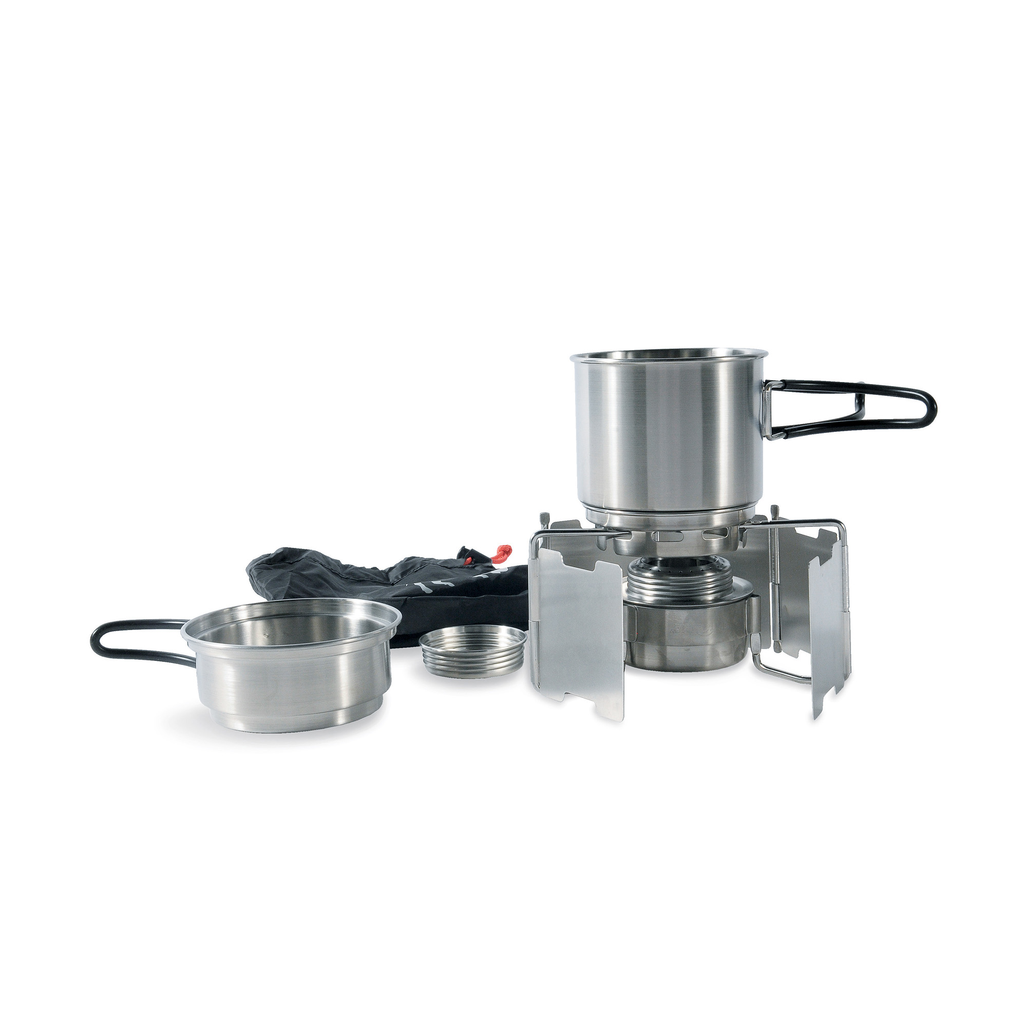 Tatonka Alcohol Burner Set Kochgeschirr - Ansicht seitlich-hinten Gerät, Kocher, Elektrisches Gerät, Tatonka Alcohol Burner Set Kochgeschirr - Ansicht seitlich-hinten