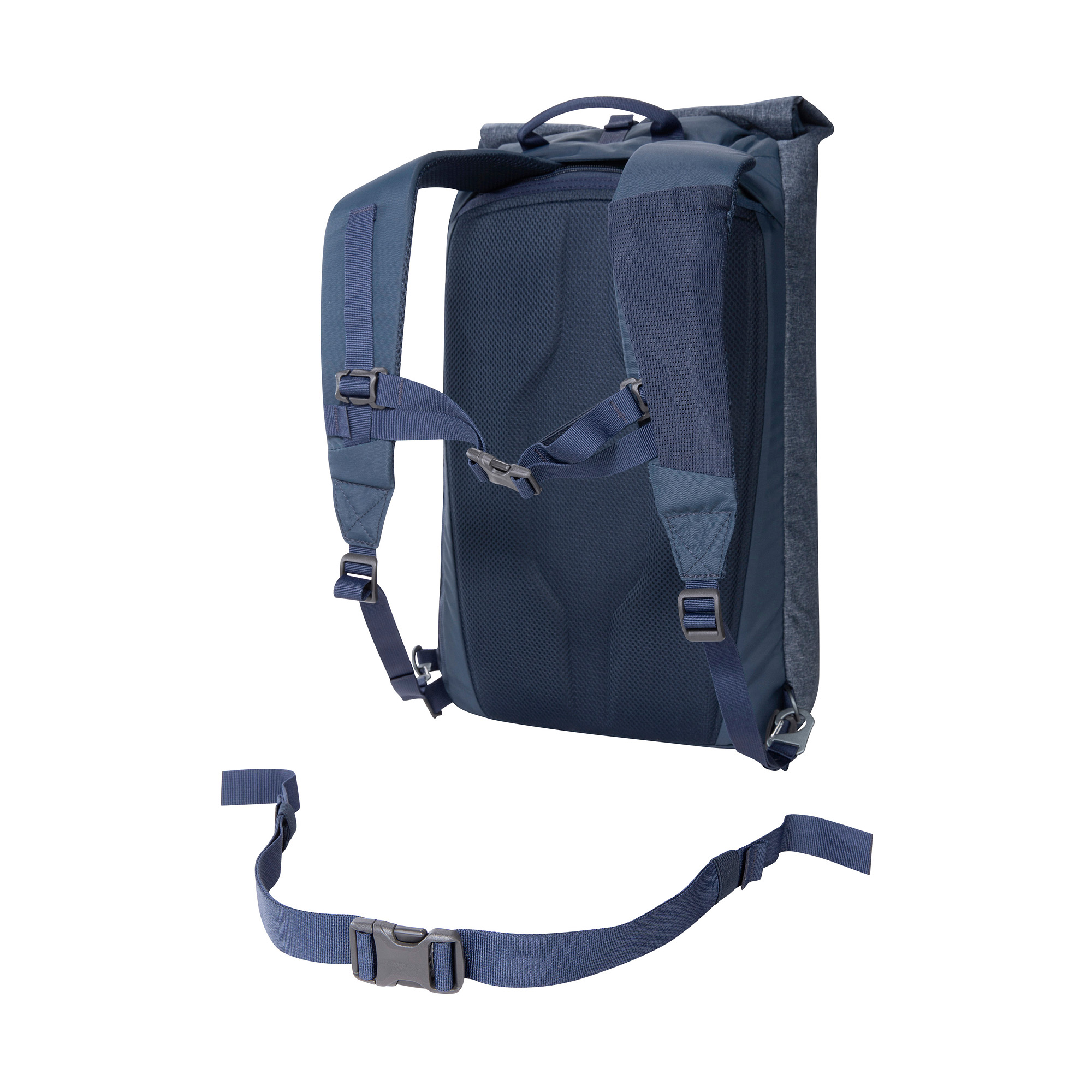 Rucksack, Rückenpolster, Schultergurte, Gurtband, Schultergurt, Tatonka Traveller Pack 25 navy blue blau Tagesrucksäcke - Detailansicht