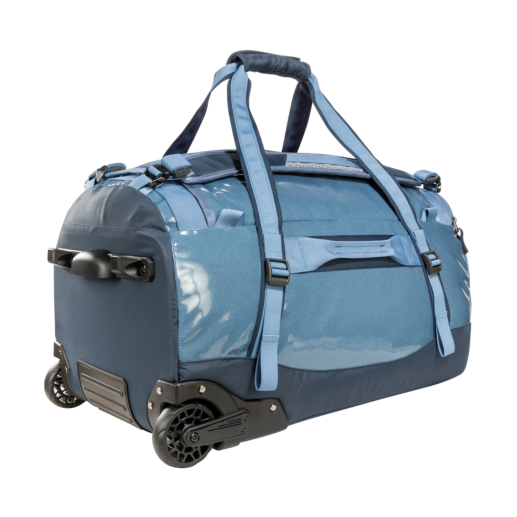 Tatonka Barrel Roller 60 elemental blue blau Trolleys & Koffer - Ansicht seitlich-hinten Gepäck, Tatonka Barrel Roller 60 elemental blue blau Trolleys & Koffer - Ansicht seitlich-hinten