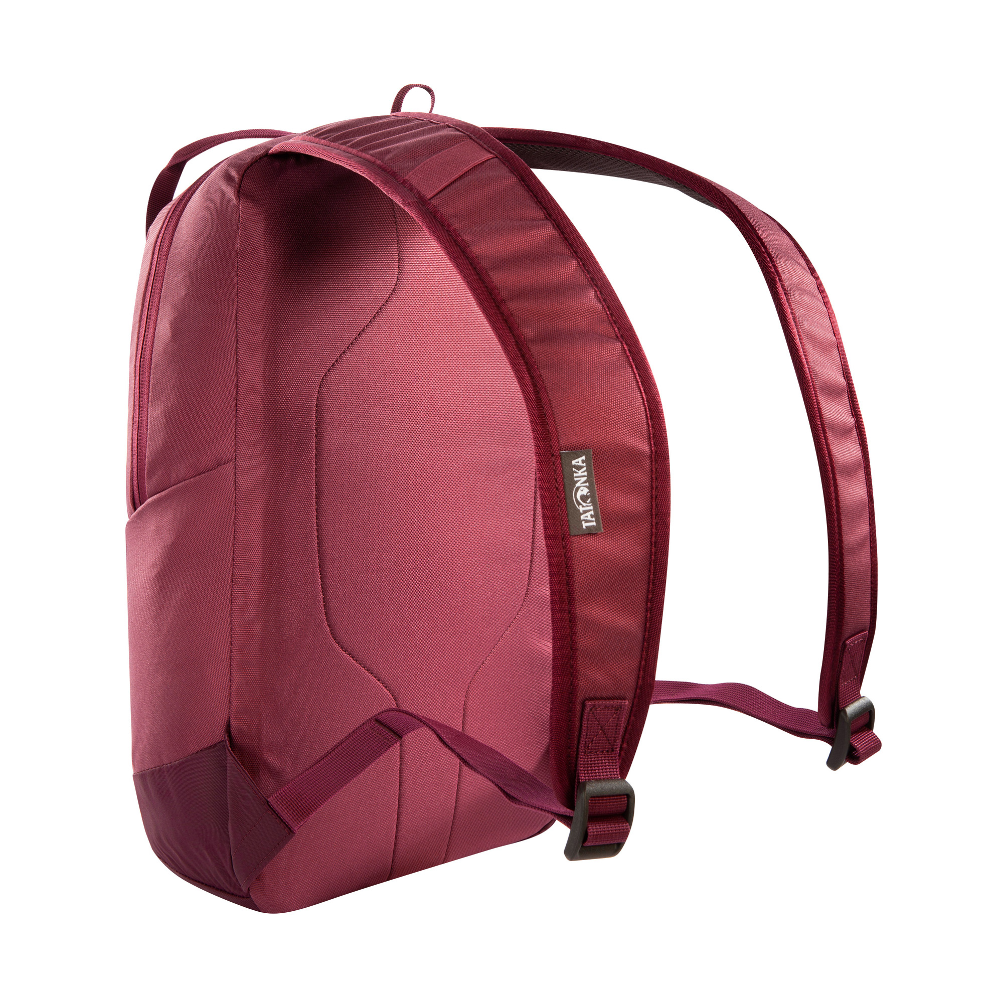 Tatonka City Pack 15 bordeaux red /dahlia Tagesrucksäcke - Ansicht seitlich-hinten Tasche, Rucksack, Tatonka City Pack 15 bordeaux red /dahlia Tagesrucksäcke - Ansicht seitlich-hinten