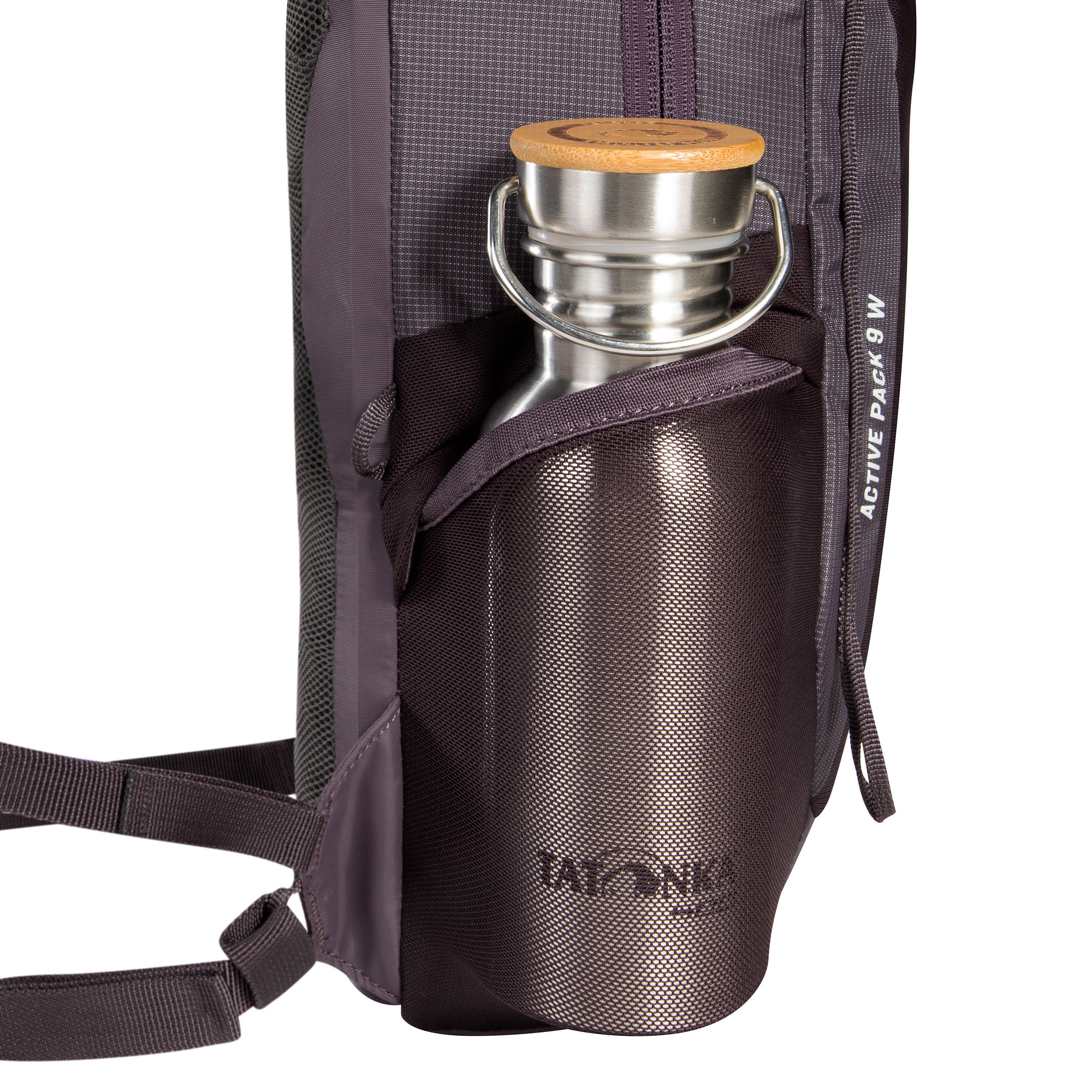 Flasche, Wasserflasche, Tatonka Active Pack 9 Women midnight plum lila Wanderrucksäcke - Detailansicht
