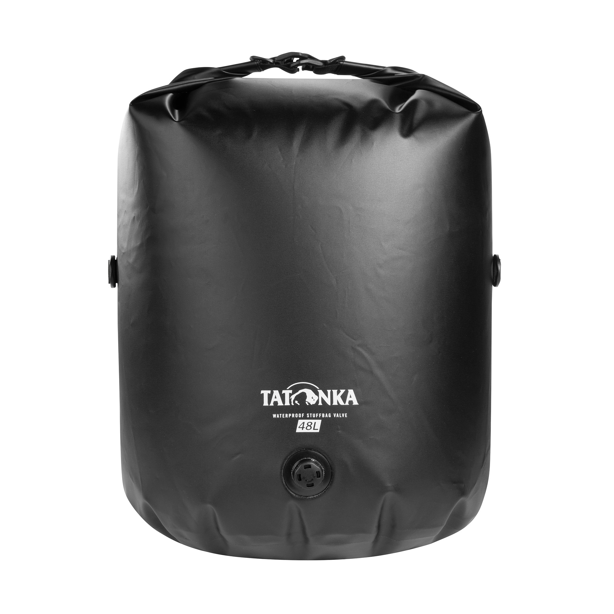 Tatonka WP Stuffbag Valve 48l black schwarz Reisezubehör - Ansicht frontal-vorne Tasche, Tatonka WP Stuffbag Valve 48l black schwarz Reisezubehör - Ansicht frontal-vorne