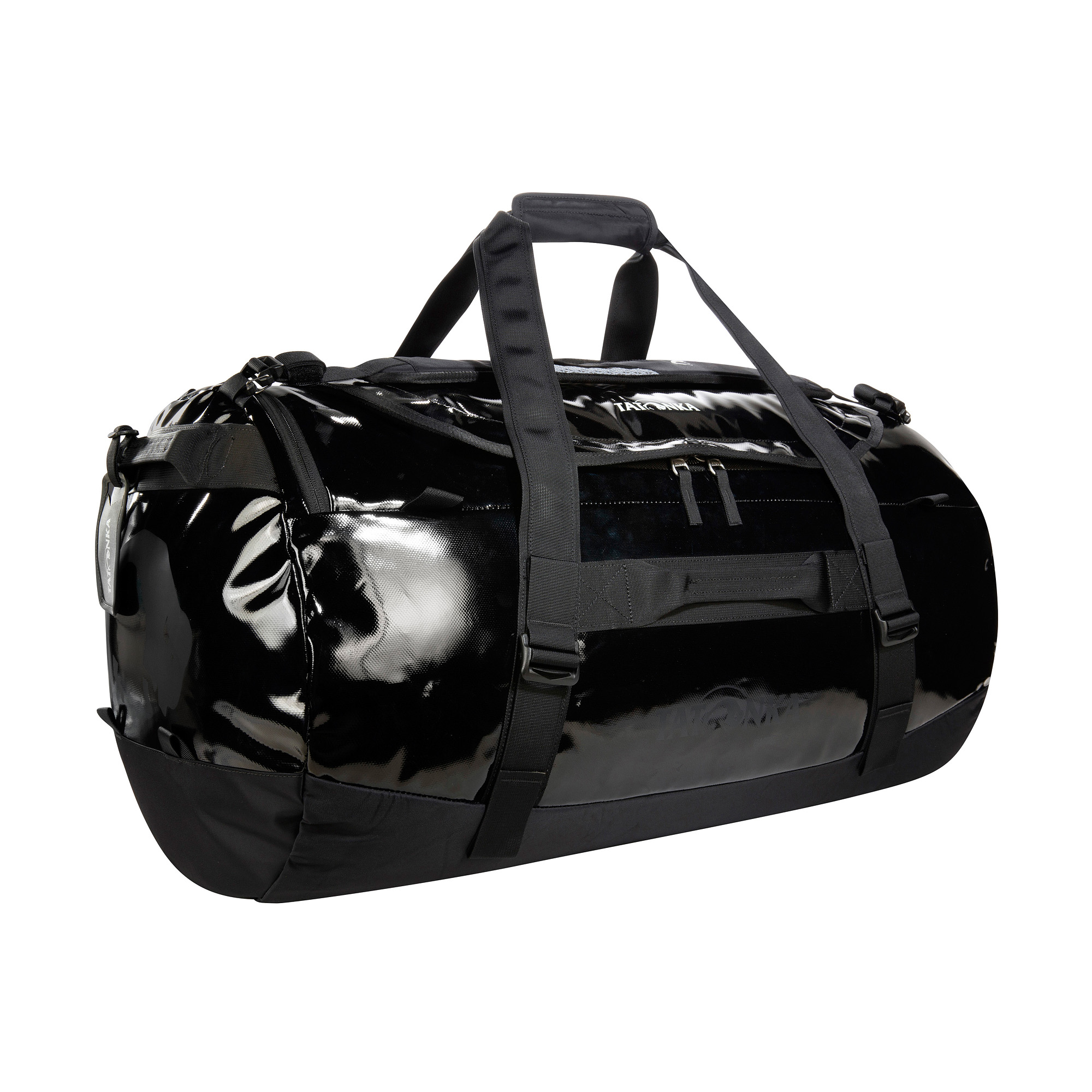 Tatonka Barrel 85 black schwarz Reisetaschen - Ansicht seitlich-vorne Zubehor, Tasche, Handtasche, Gepäck, Tatonka Barrel 85 black schwarz Reisetaschen - Ansicht seitlich-vorne