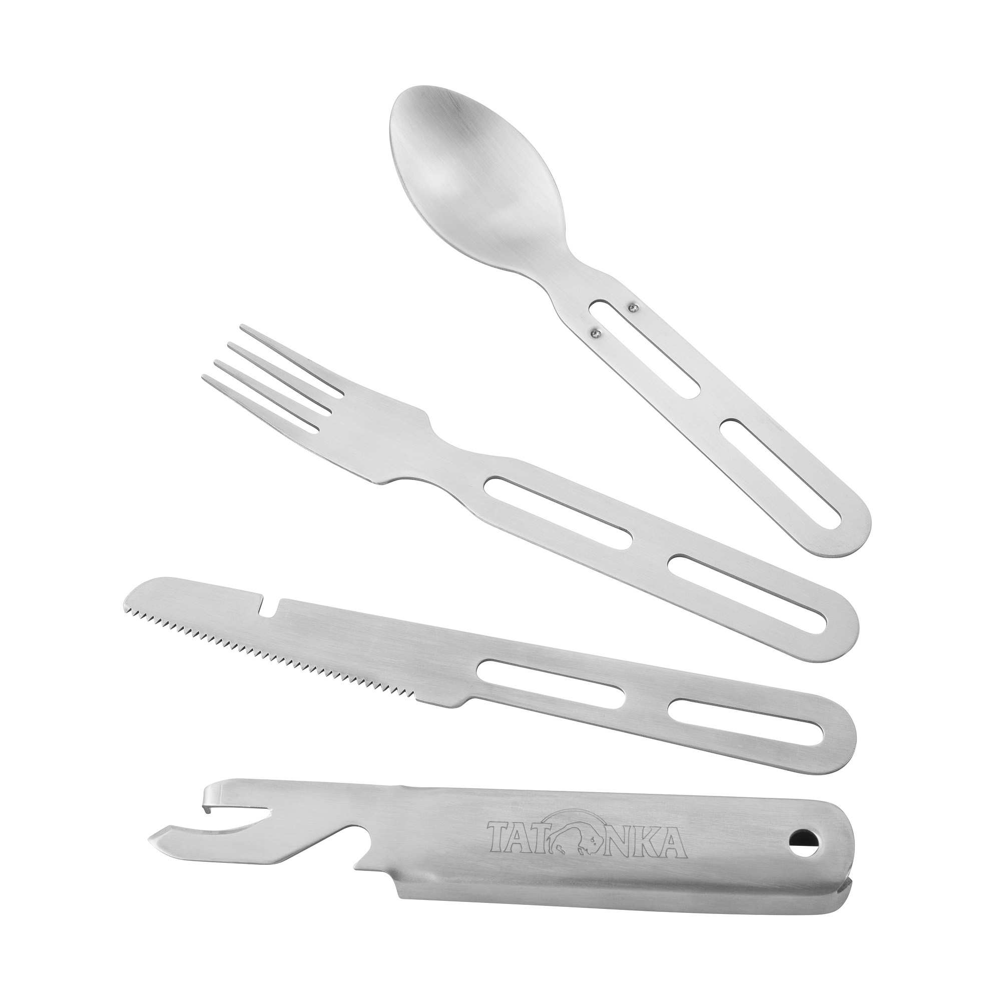 Tatonka Cutlery Set II Koch-Zubehör - Ansicht seitlich-hinten Besteck, Gabel, Löffel, Tatonka Cutlery Set II Koch-Zubehör - Ansicht seitlich-hinten