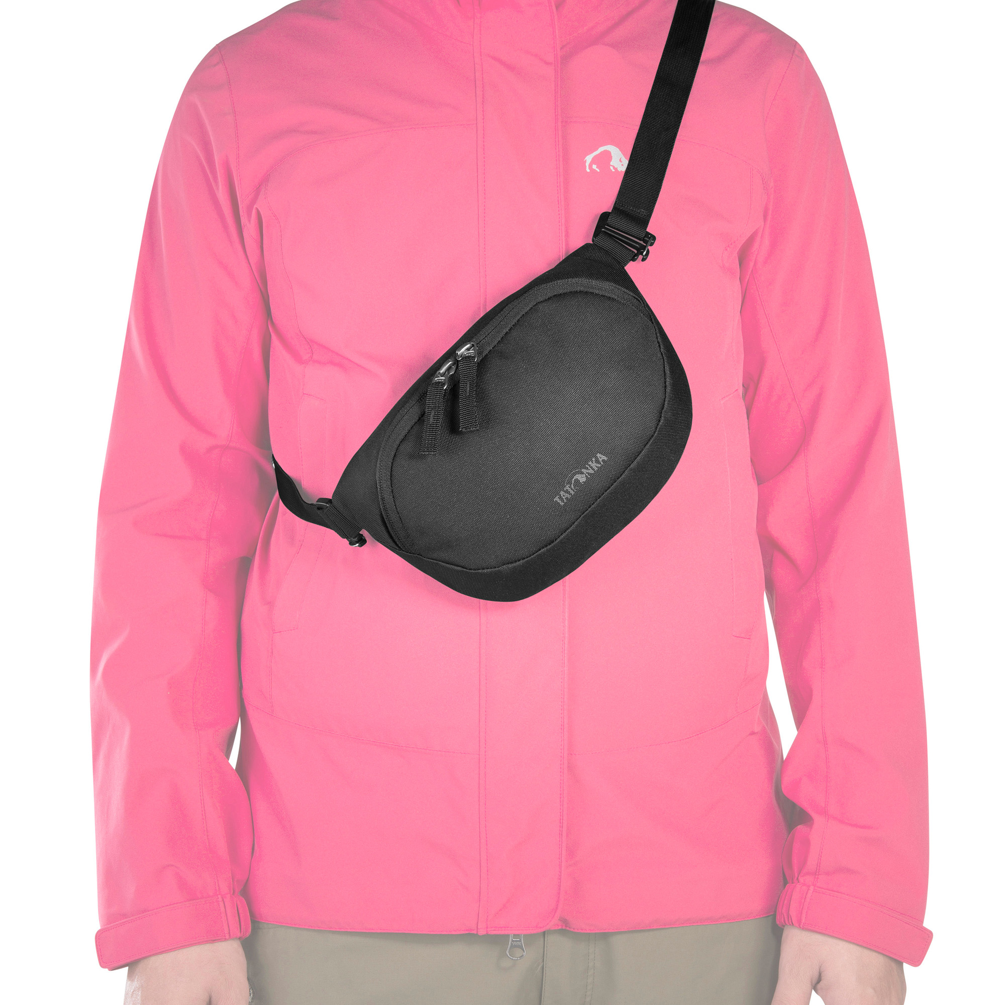 Bekleidung, Mantel, Jacke, Langarm, Ärmel, Tatonka Hip Belt Pouch S black schwarz Bauchtaschen - Detailansicht