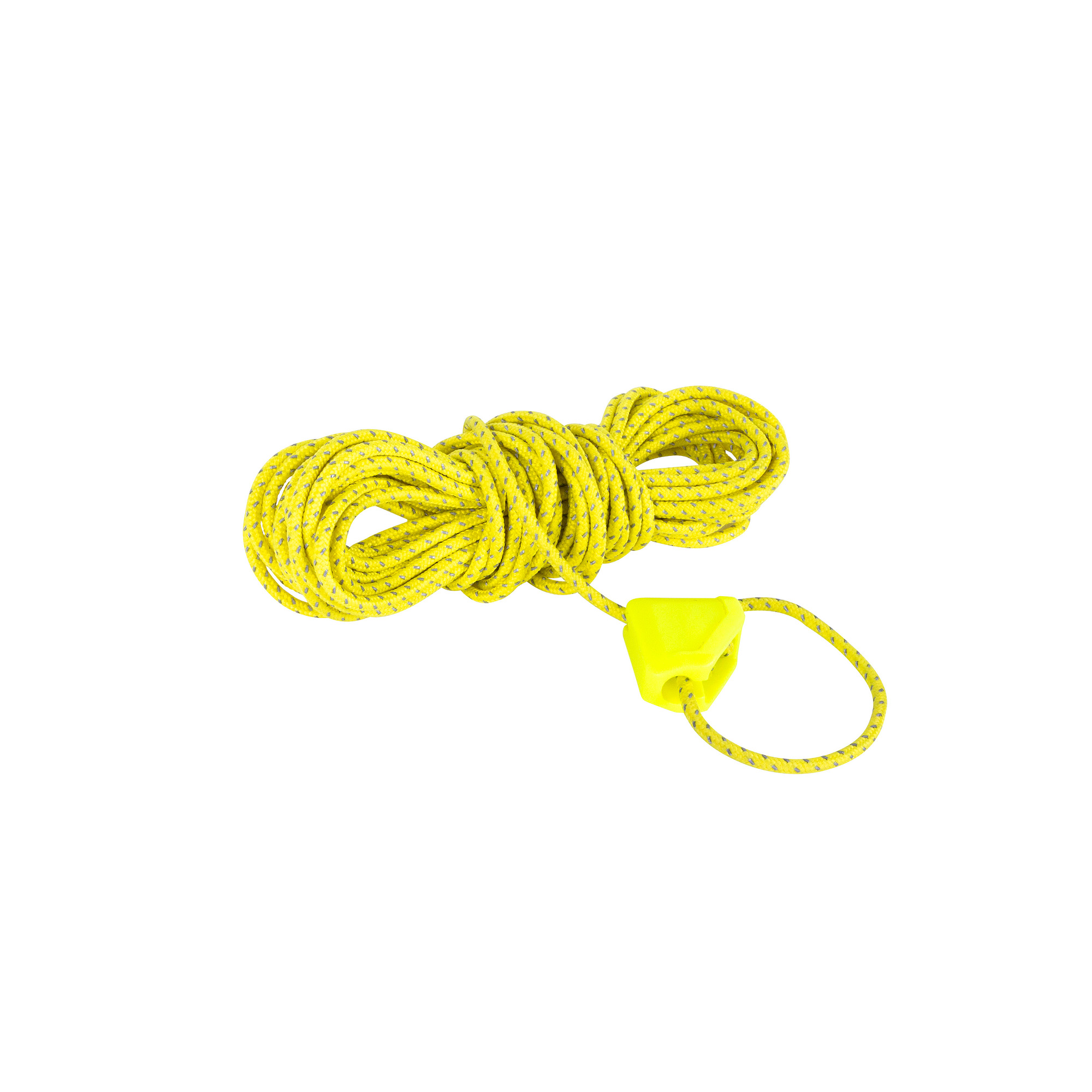 Tatonka Storm Line 2mm Reflective 4 x 4m yellow gelb Zelt- & Tarpzubehör - Ansicht seitlich-vorne Seil, Tatonka Storm Line 2mm Reflective 4 x 4m yellow gelb Zelt- & Tarpzubehör - Ansicht seitlich-vorne