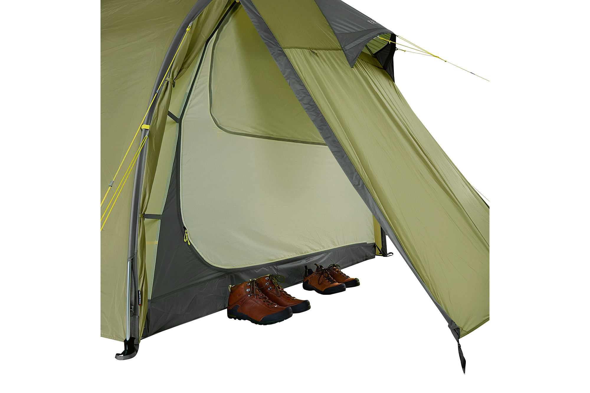 Tatonka Alaska Family DLX light olive grün Familienzelte - Detailansicht Zelt, Campen, Zelt in den Bergen, Im Freien, Schuh, Tatonka Alaska Family DLX light olive grün Familienzelte - Detailansicht
