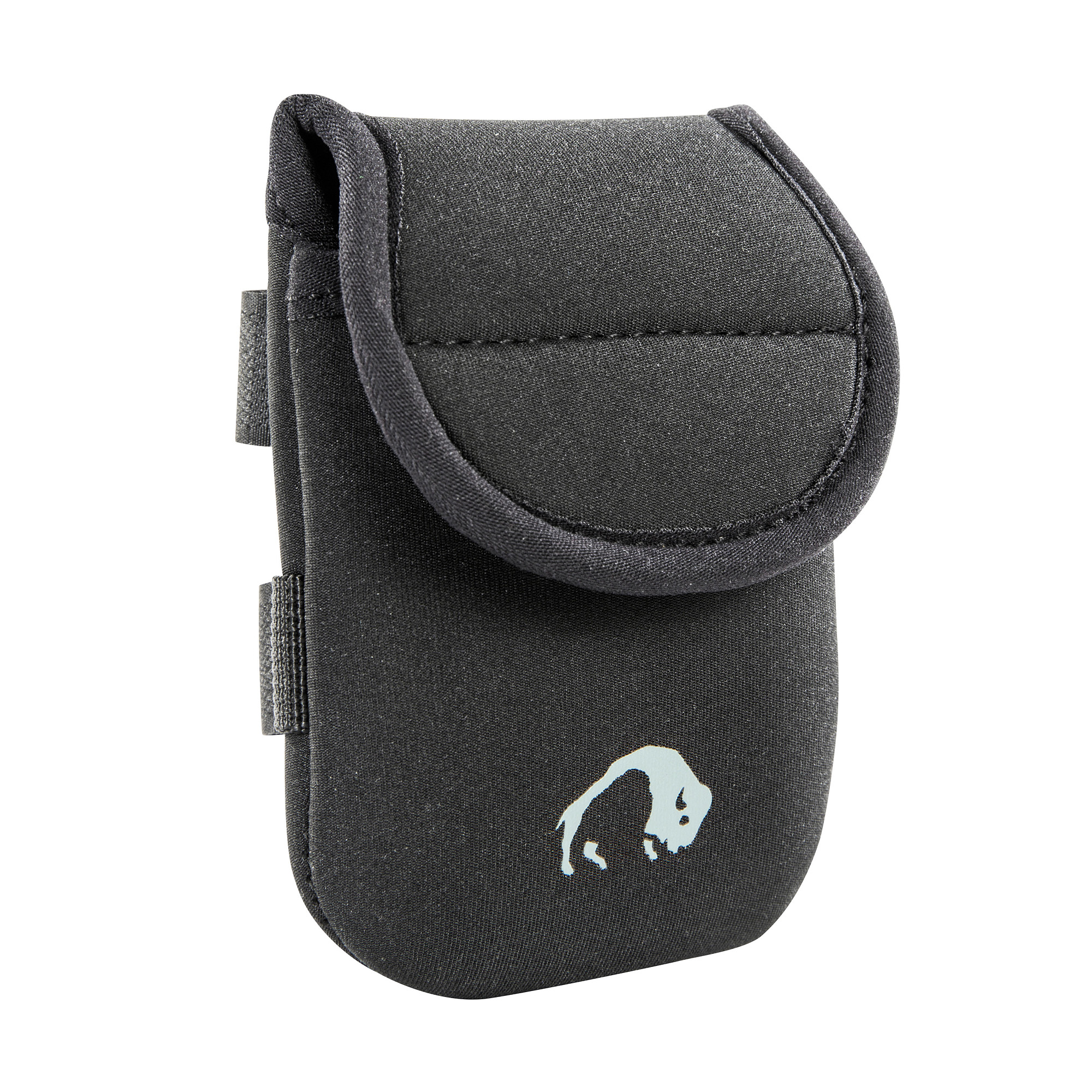 Tatonka Neopren Case 1 black schwarz Handyhüllen - Ansicht seitlich-vorne Zubehor, Riemen, Leinwand, Tatonka Neopren Case 1 black schwarz Handyhüllen - Ansicht seitlich-vorne