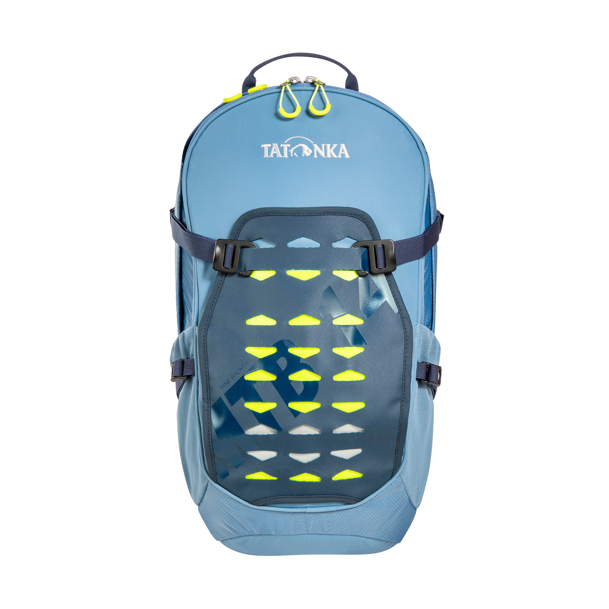 Tatonka Bike Backpack MTB 14 elemental blue blau Fahrradrucksäcke - Ansicht frontal-vorne Tasche, Rucksack, Tatonka Bike Backpack MTB 14 elemental blue blau Fahrradrucksäcke - Ansicht frontal-vorne