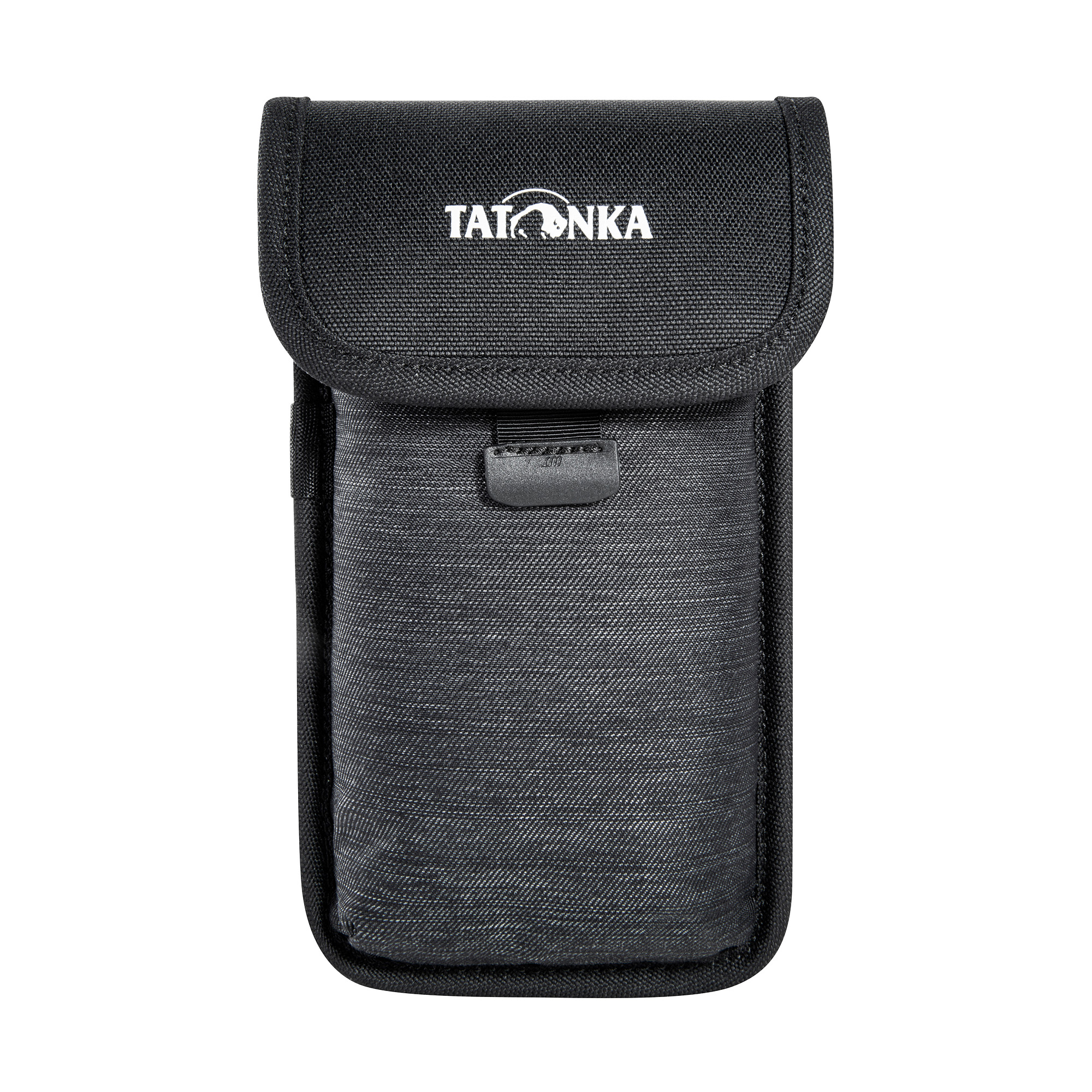 Zubehor, Handtasche, Riemen, Handy, Telefon, Tatonka Smartphone Case XXL+ off black schwarz Handyhüllen - Ansicht frontal-vorne