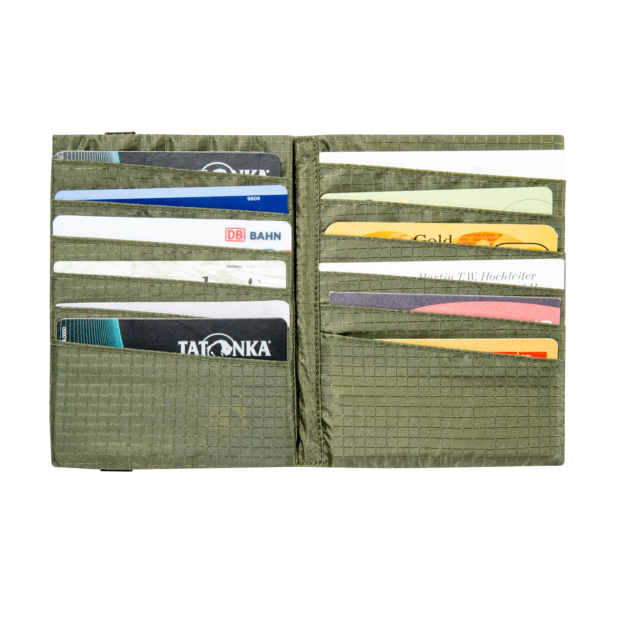 Tatonka Card Holder 12 RFID B olive grün Reisesicherheit 4013236355079