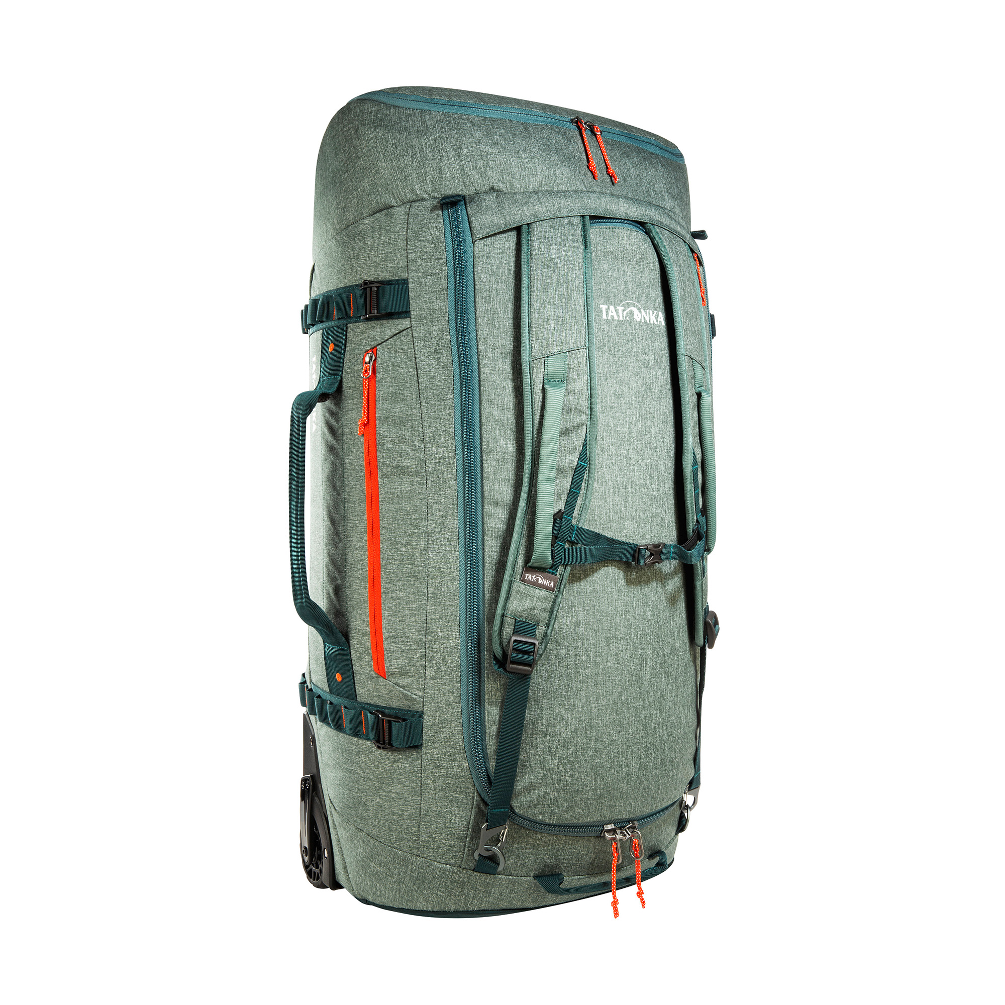 Tatonka Duffle Roller 105 sage green grün Trolleys & Koffer - Ansicht seitlich-vorne Tasche, Rucksack, Tatonka Duffle Roller 105 sage green grün Trolleys & Koffer - Ansicht seitlich-vorne