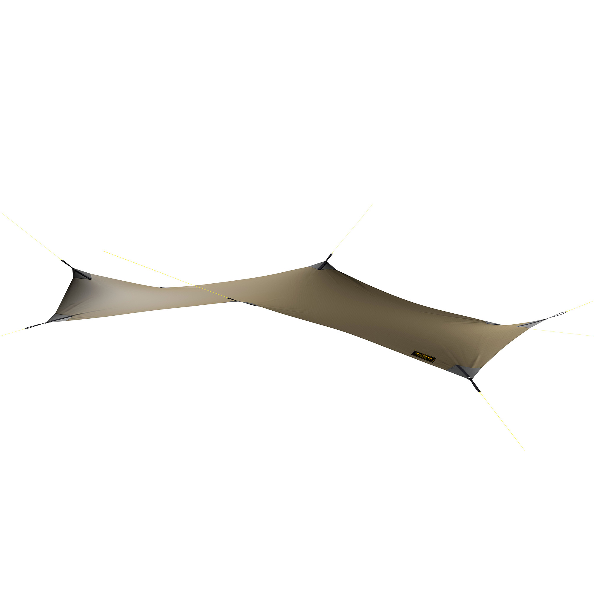 Tatonka Tarp Wing 1 LT stone grey olive grau Tarps - Ansicht seitlich-hinten Tatonka Tarp Wing 1 LT stone grey olive grau Tarps - Ansicht seitlich-hinten