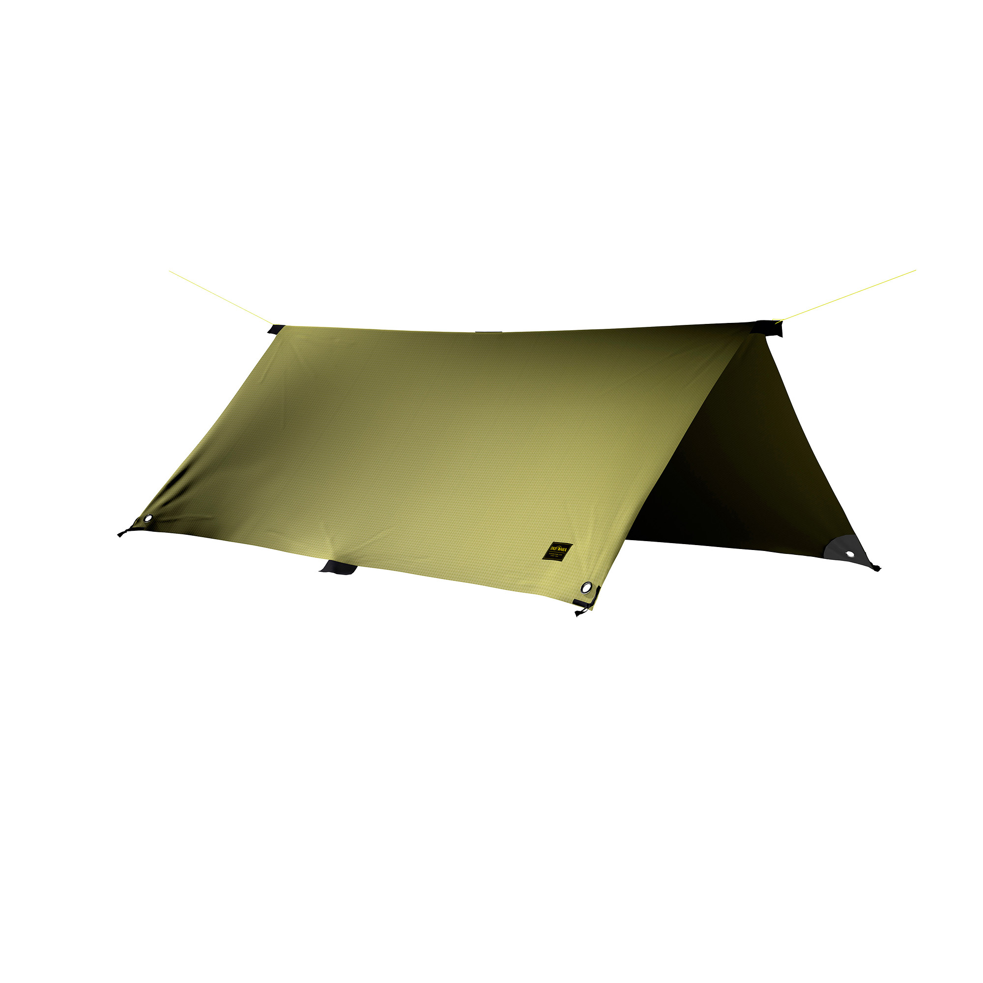 Tatonka Tarp 2 light olive grün Tarps - Ansicht seitlich-vorne Zelt, Campen, Zelt in den Bergen, Natur, Draußen, Tatonka Tarp 2 light olive grün Tarps - Ansicht seitlich-vorne