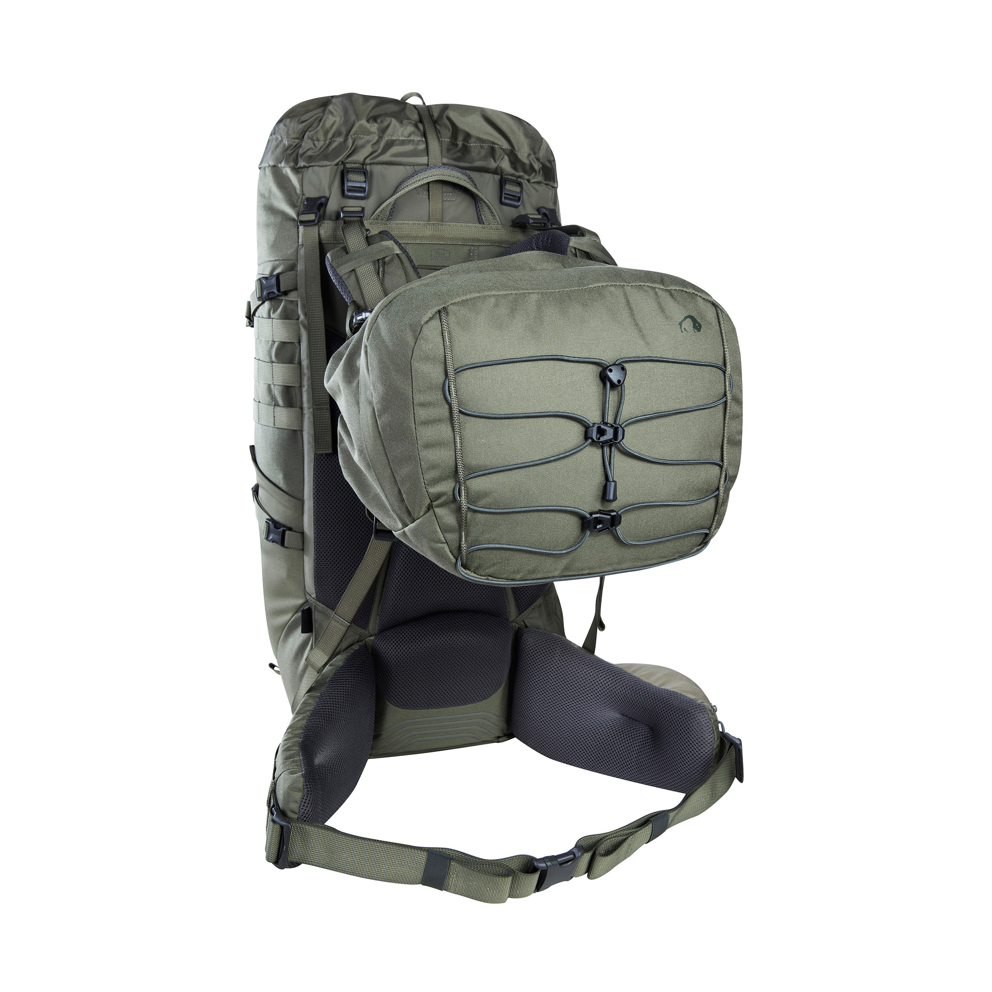 Tasche, Rucksack, Tatonka Yukon 60+10 Women BC stone grey olive grau Trekkingrucksäcke - Detailansicht