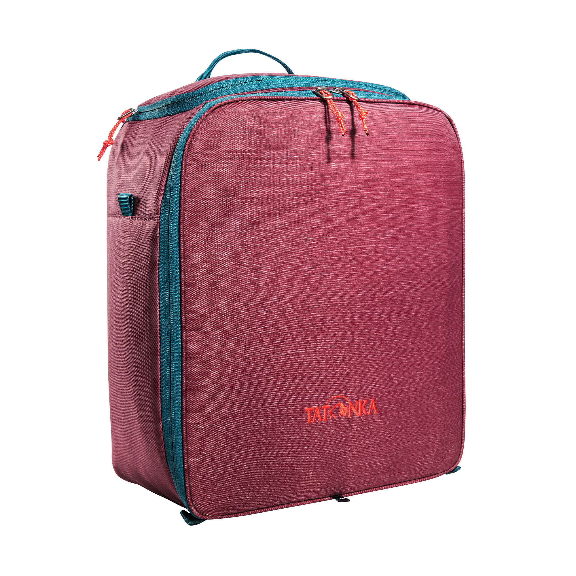 Tatonka Cooler Bag M bordeaux red rot Sonstige Taschen - Ansicht seitlich-vorne Gepäck, Zubehör, Tasche, Handtasche, Koffer, Tatonka Cooler Bag M bordeaux red rot Sonstige Taschen - Ansicht seitlich-vorne