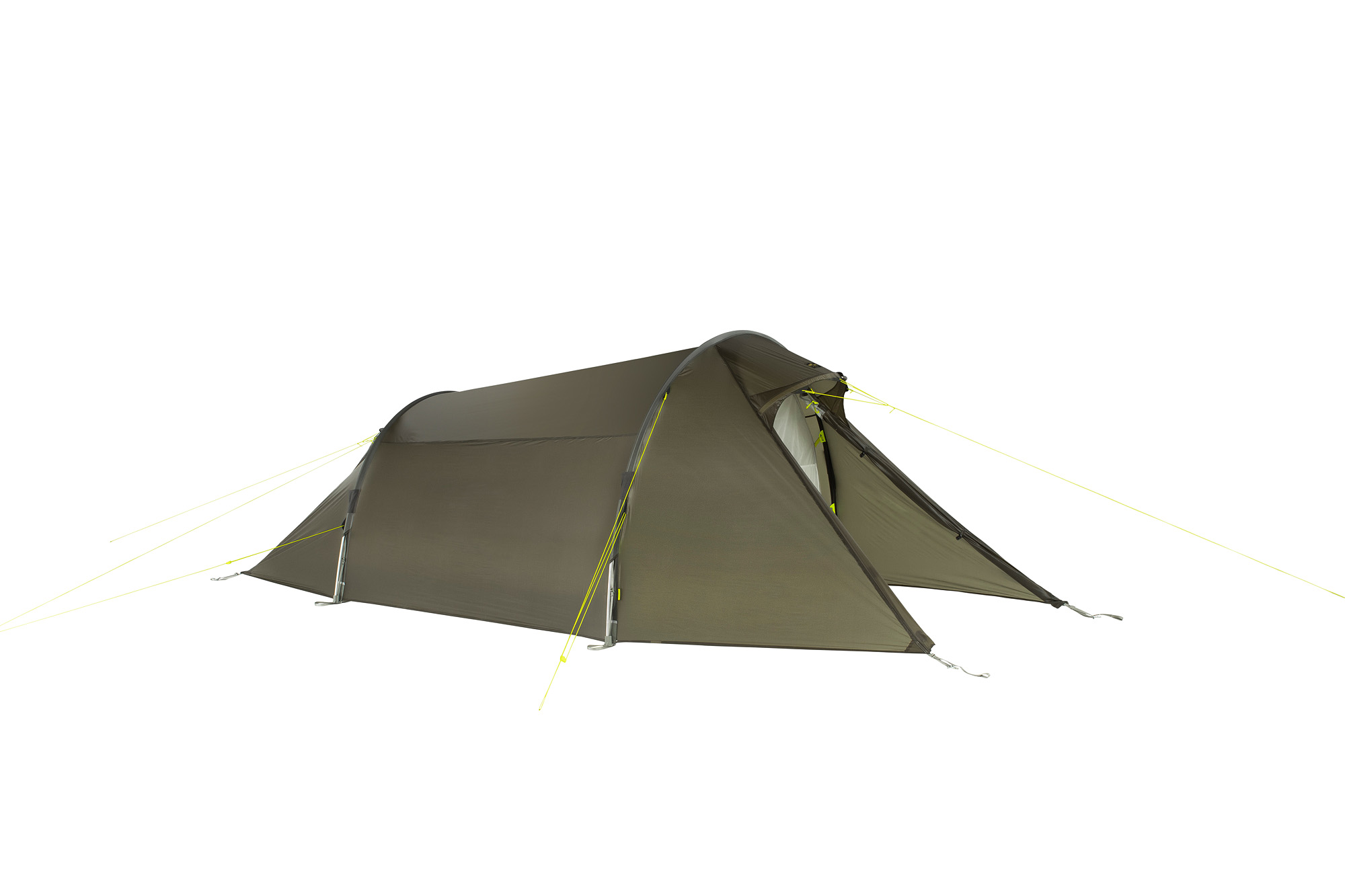 Tatonka Gargia 2 stone grey olive grau 2-Personen-Zelte - Ansicht seitlich-hinten Zelt, Campen, Zelt in den Bergen, Natur, Draußen, Tatonka Gargia 2 stone grey olive grau 2-Personen-Zelte - Ansicht seitlich-hinten