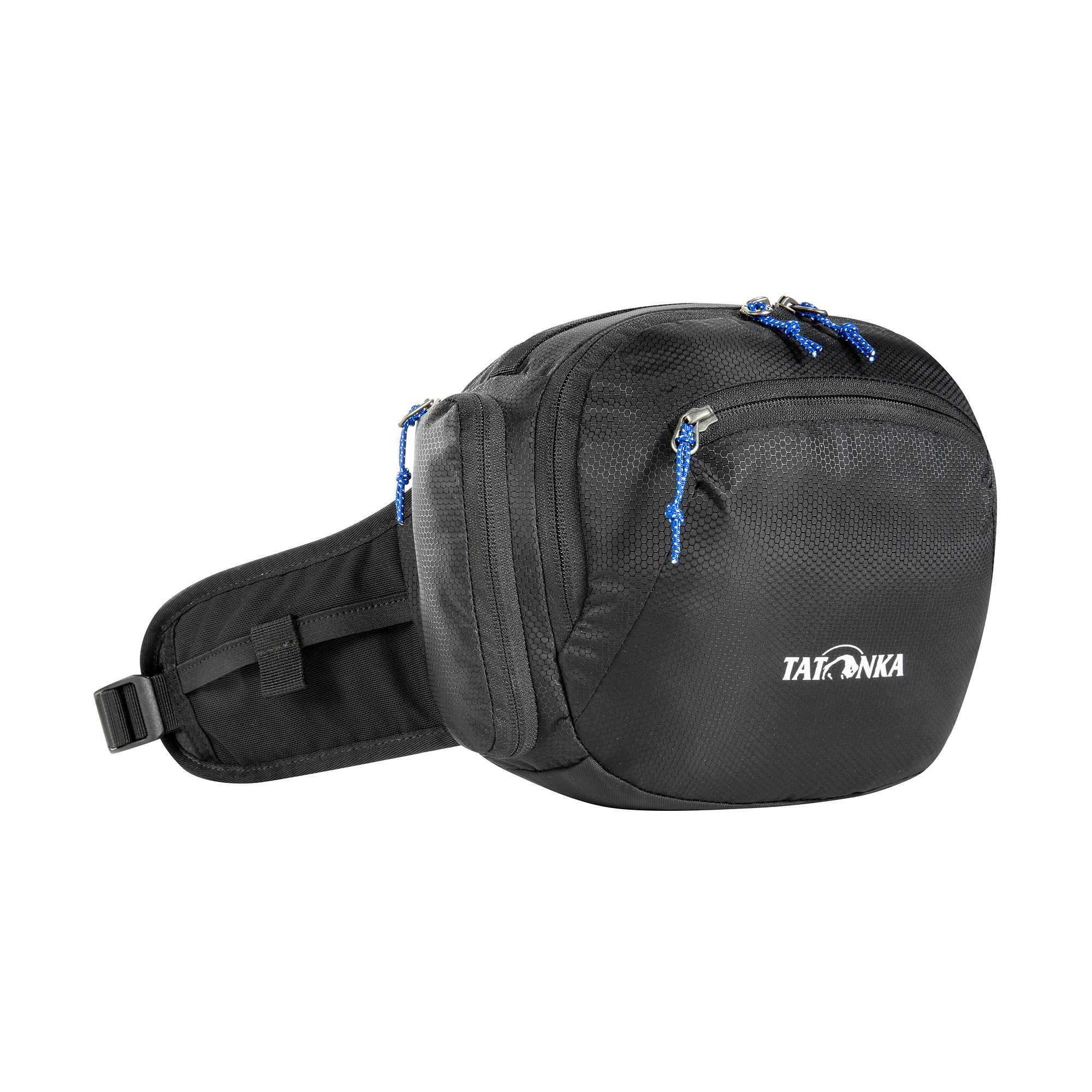 Tatonka Hip Bottle Double II black schwarz Bauchtaschen - Ansicht seitlich-vorne Tasche, Rucksack, Tatonka Hip Bottle Double II black schwarz Bauchtaschen - Ansicht seitlich-vorne