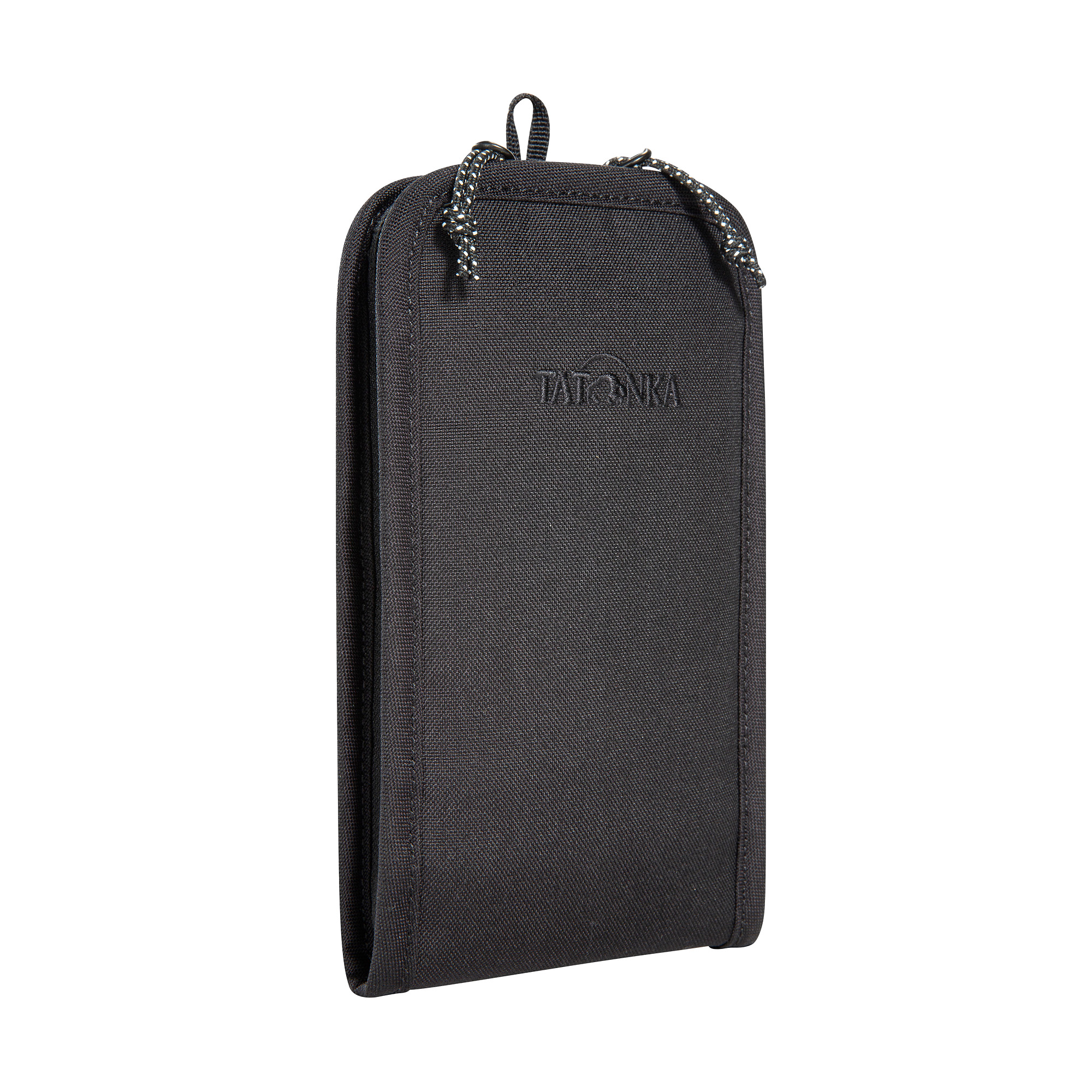Etui, Schutzhülle, Schwarz, Reisezubehör, Kompakt, Tatonka Smartphone Pouch 6,9" BC black schwarz - Ansicht seitlich-vorne