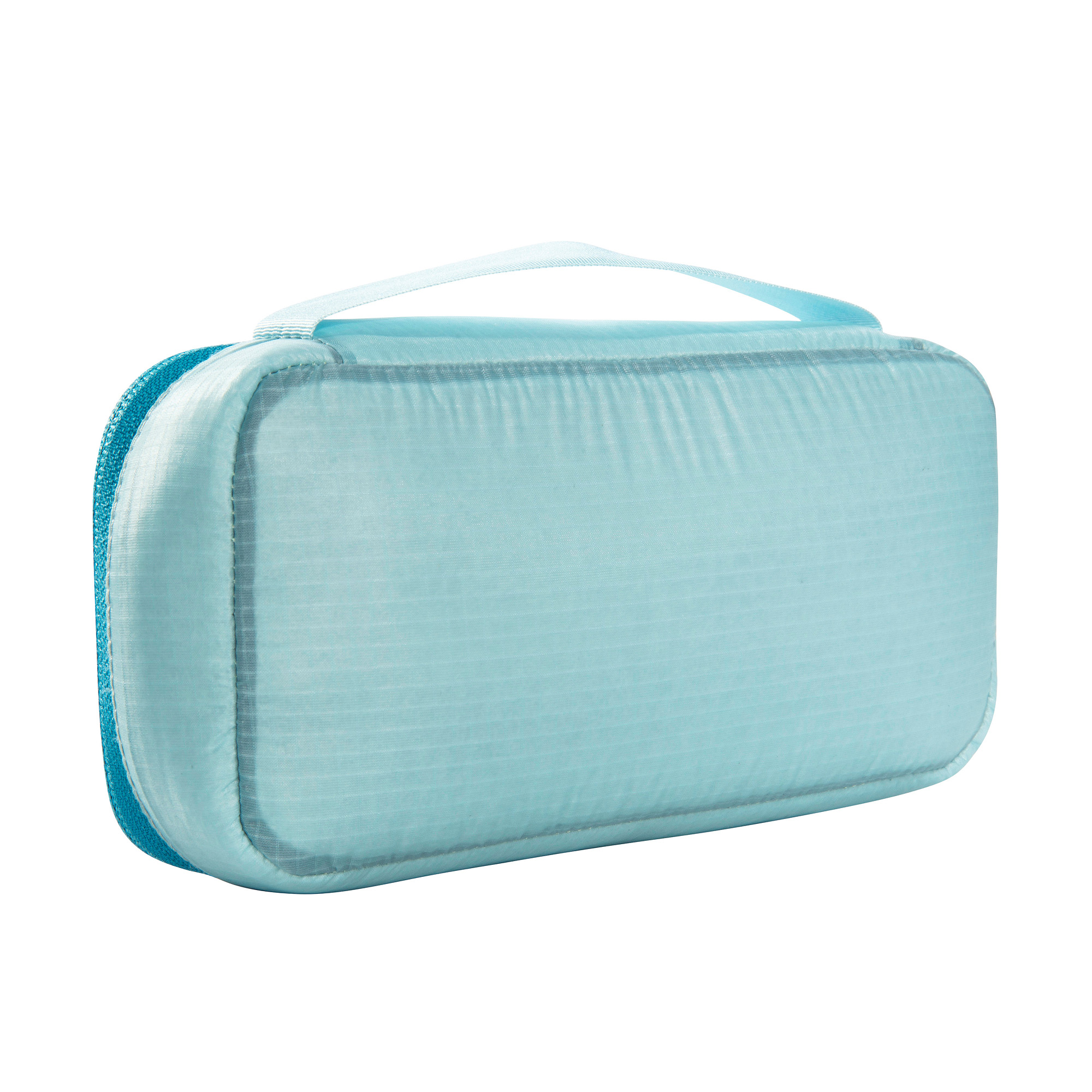 Tatonka SQZY Padded Pouch S light blue blau Reisezubehör - Ansicht seitlich-hinten Kissen, Dekoration für Zuhause, Zubehör, Tasche, Handtasche, Tatonka SQZY Padded Pouch S light blue blau Reisezubehör - Ansicht seitlich-hinten