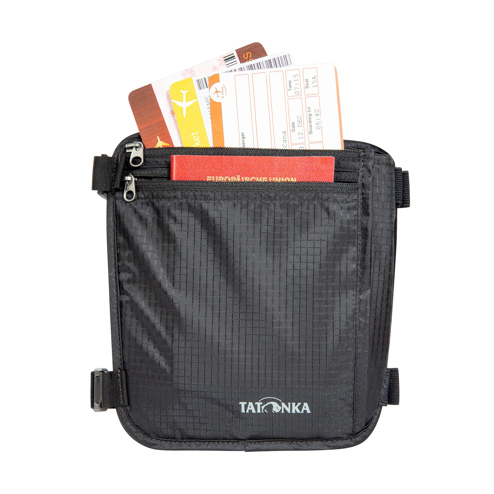 Zubehor, Erste Hilfe, Tasche, Tatonka Skin Secret Pocket black schwarz Geldbeutel - Detailansicht